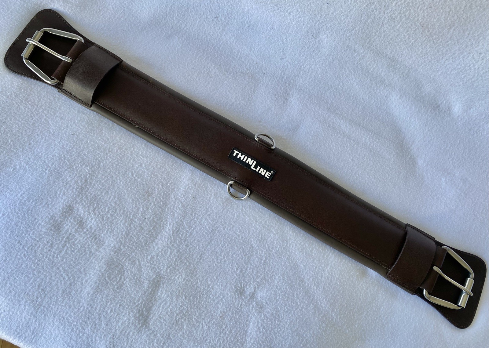 32" BROWN ThinLine Best Western Saddle CINCH Girth~LIGHTLY USED~ULTIMATE COMFORT