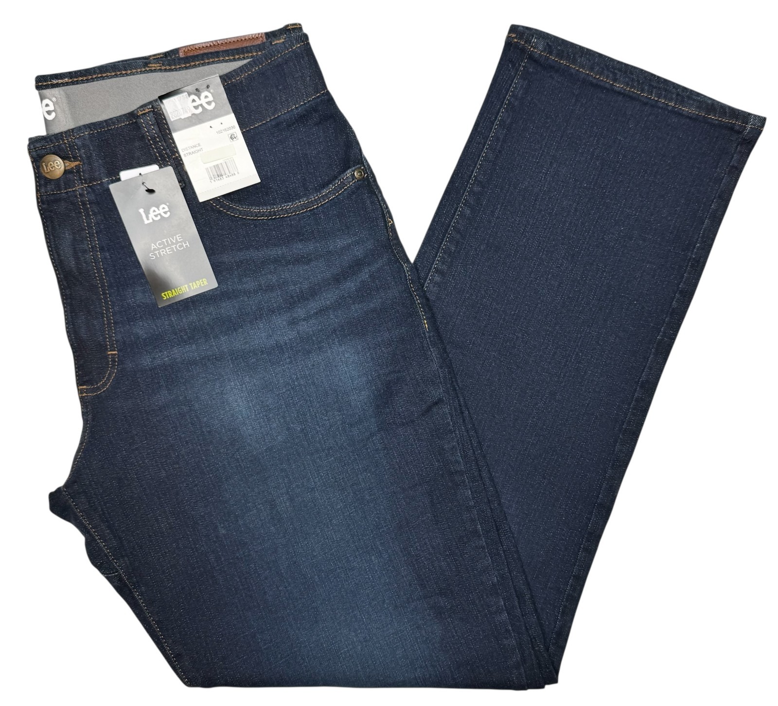 Lee #11758 NEW Men's Motion Flex Waistband Active Stretch Straight Taper Jeans