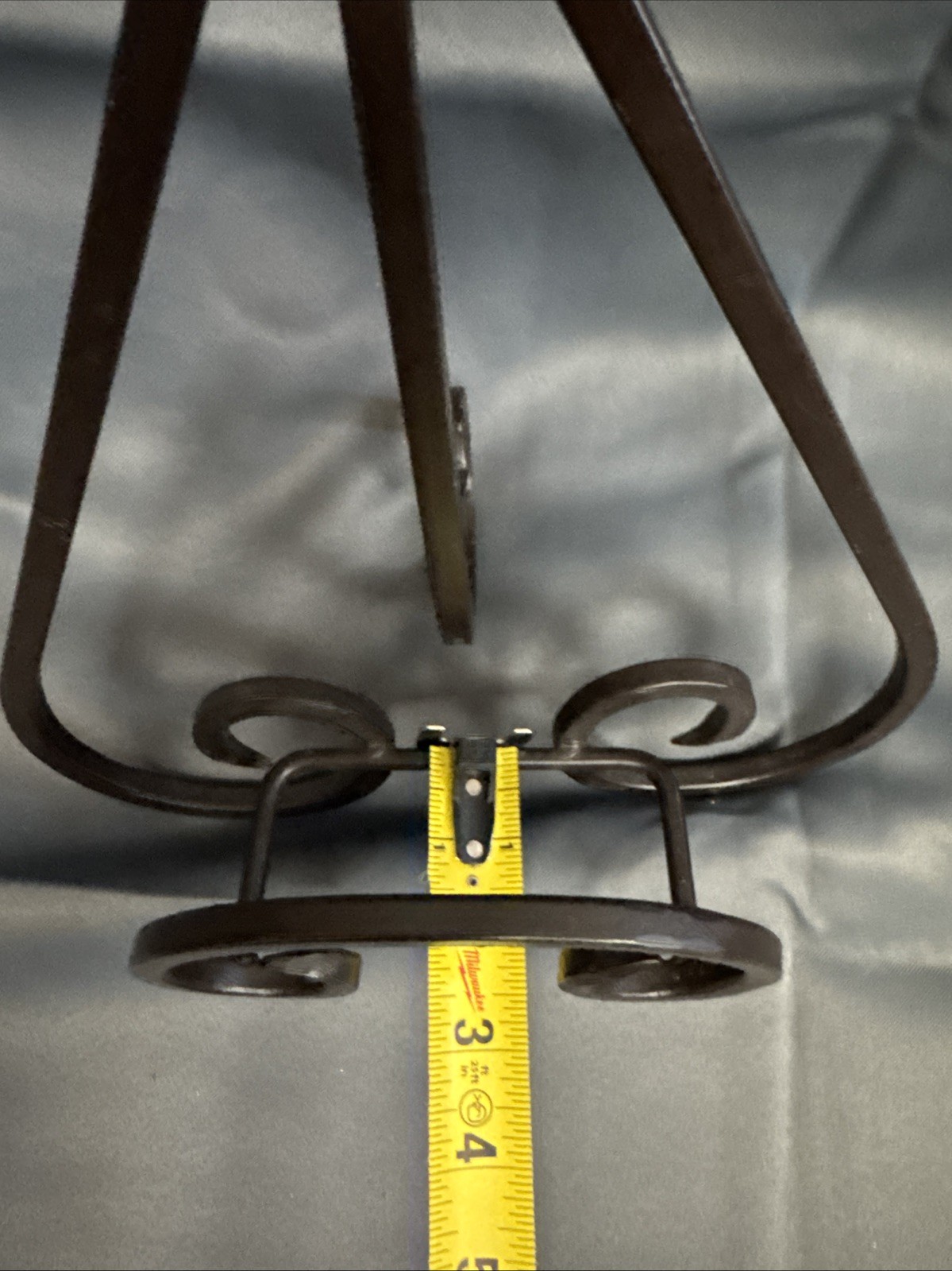 Vintage - Wrought Iron -Ornate Scroll Display Easel - Plate/Picture/Book/Artwrk