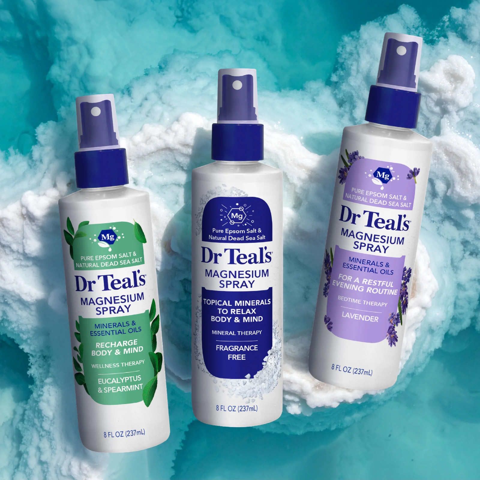 Dr Teal'S Relax & Relief Magnesium Spray with Eucalyptus & Spearmint Essential O