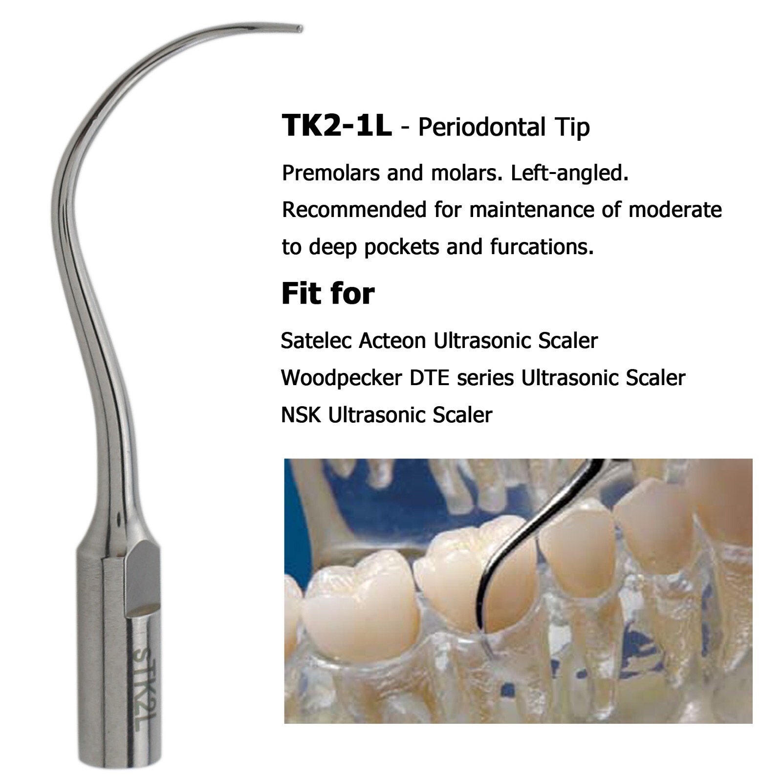 Dental Ultrasonic Satelec Piezo Scaler Tips ACTEON Piezotome Cube Surgery Tips