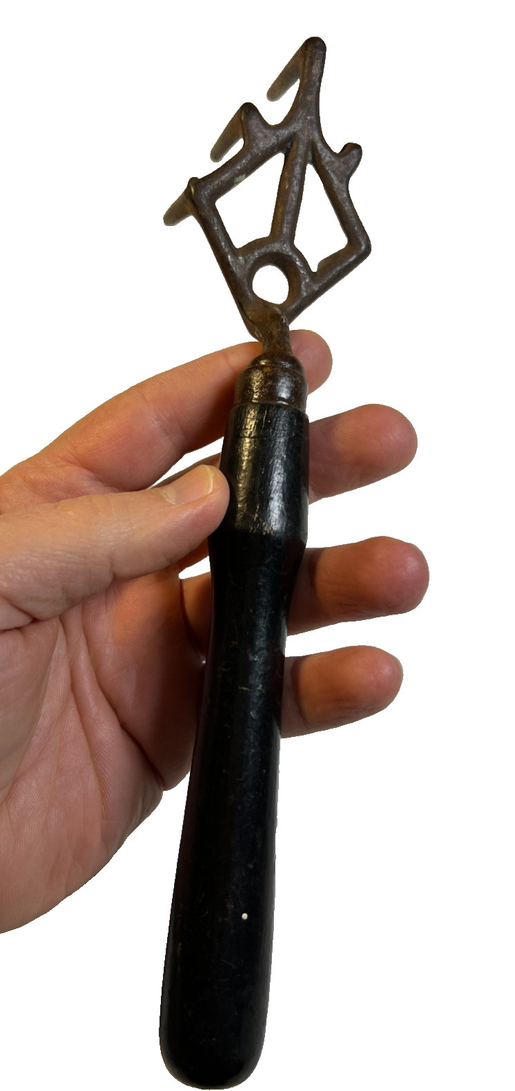 Antique 1800s Hand Cultivator Root Asparagus Fork Hand Forged Iron Garden Tool