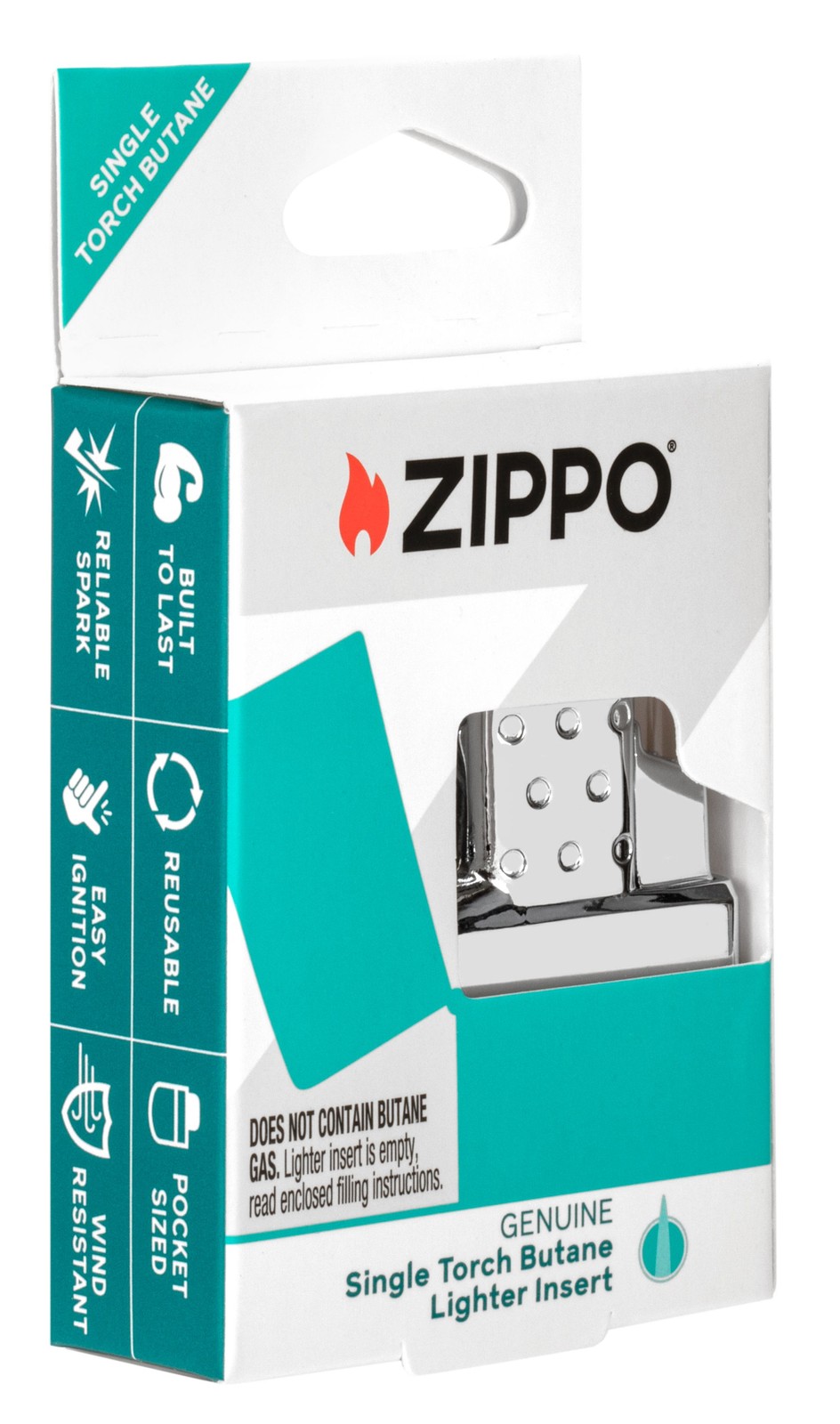 Zippo Single Torch Butane Lighter Insert, Box Pack #65850