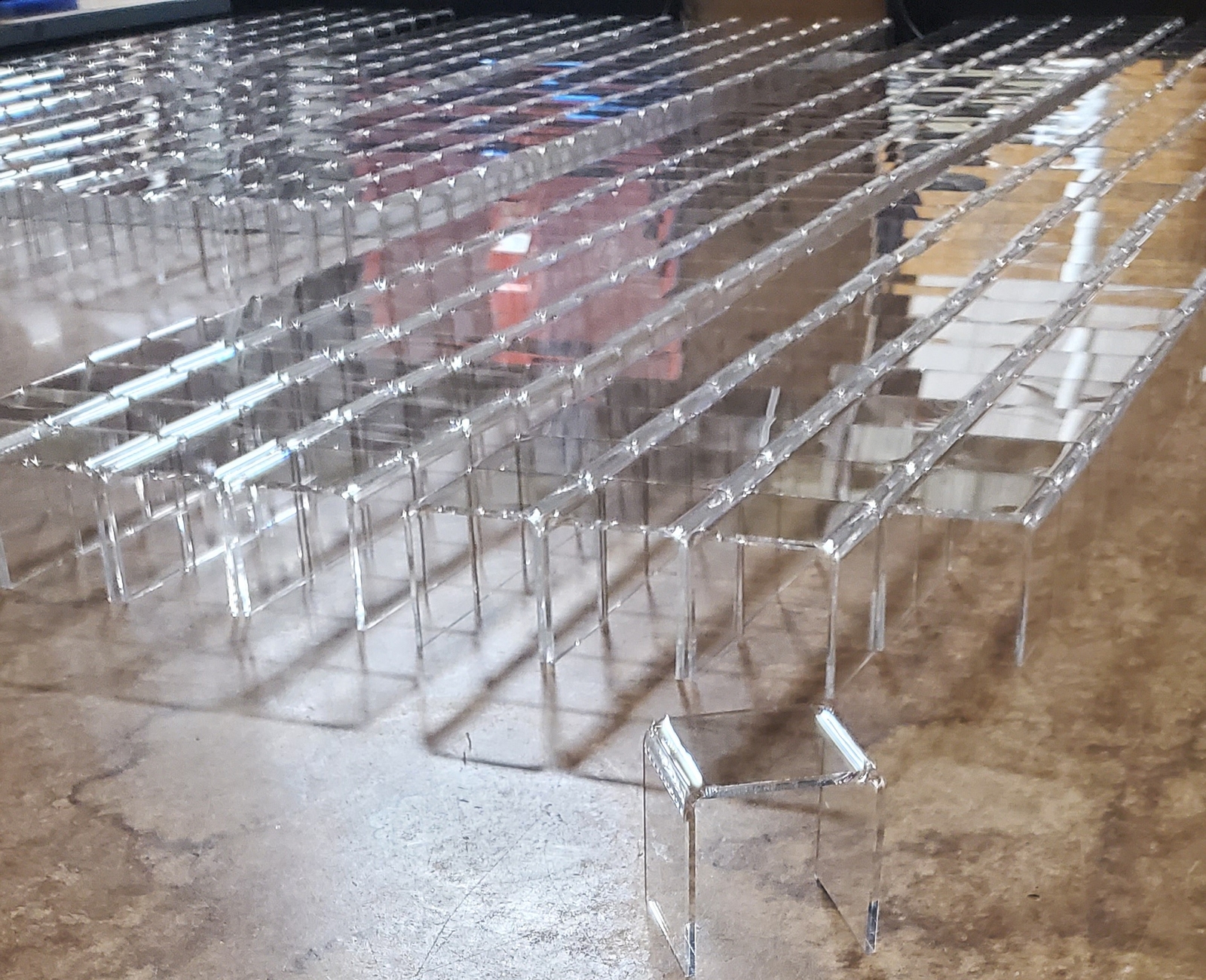 T'z Tagz Any 7-Inch-Deep Clear Acrylic Riser Display Stand New 2 Pack Variation