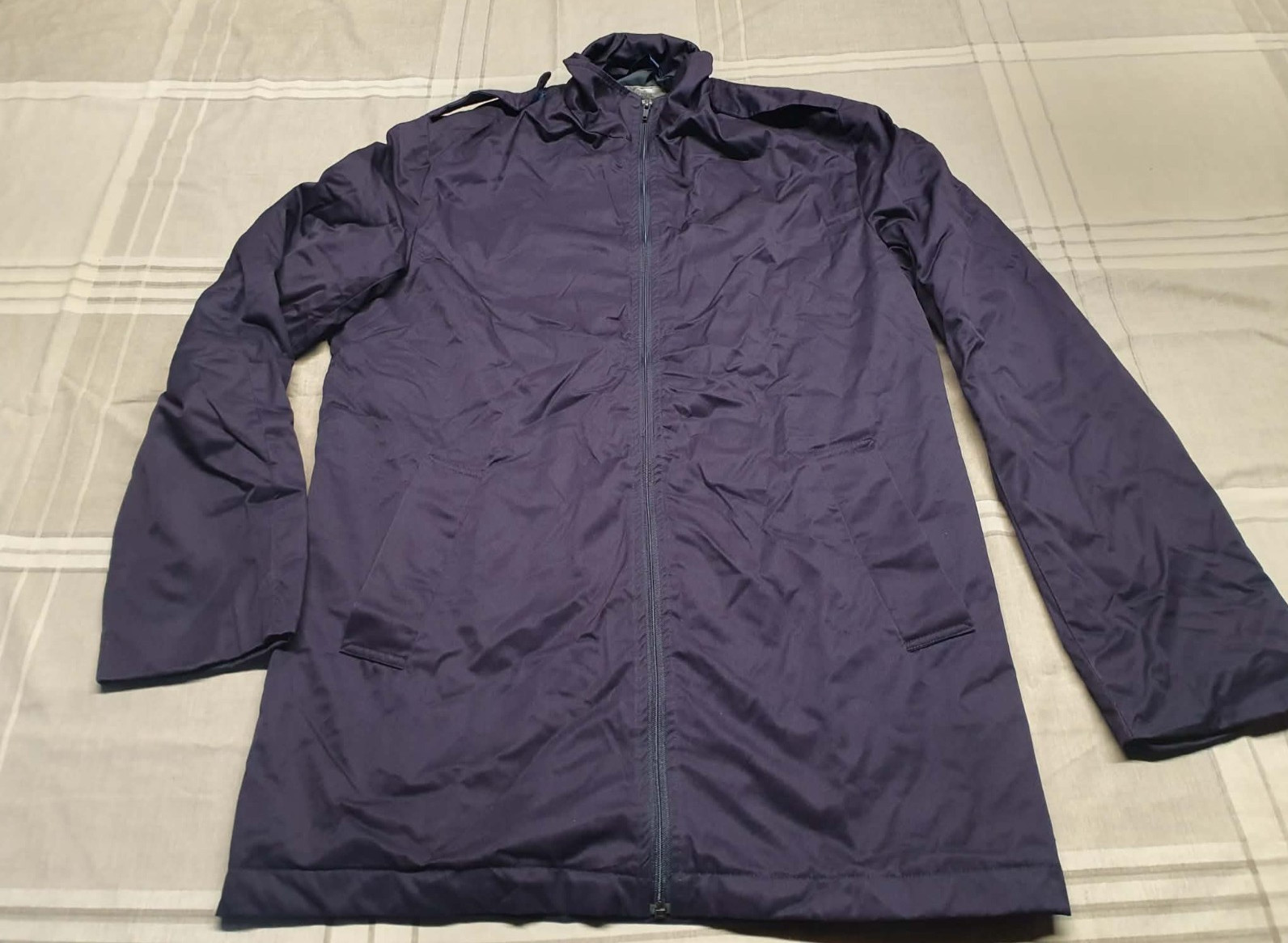 Vintage Royal Navy Windproof Jacket 190/100 Blue British Military Smock RN