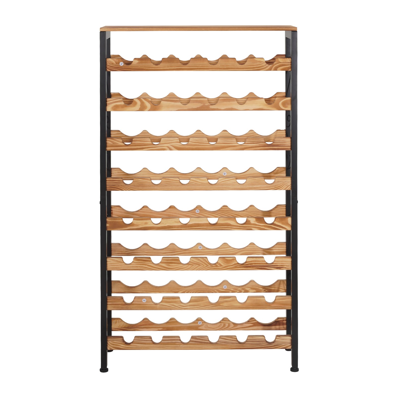 Uimoso 48-Bottle Wine Rack, 8-Tier Freestanding Floor Wine Storage Organizer