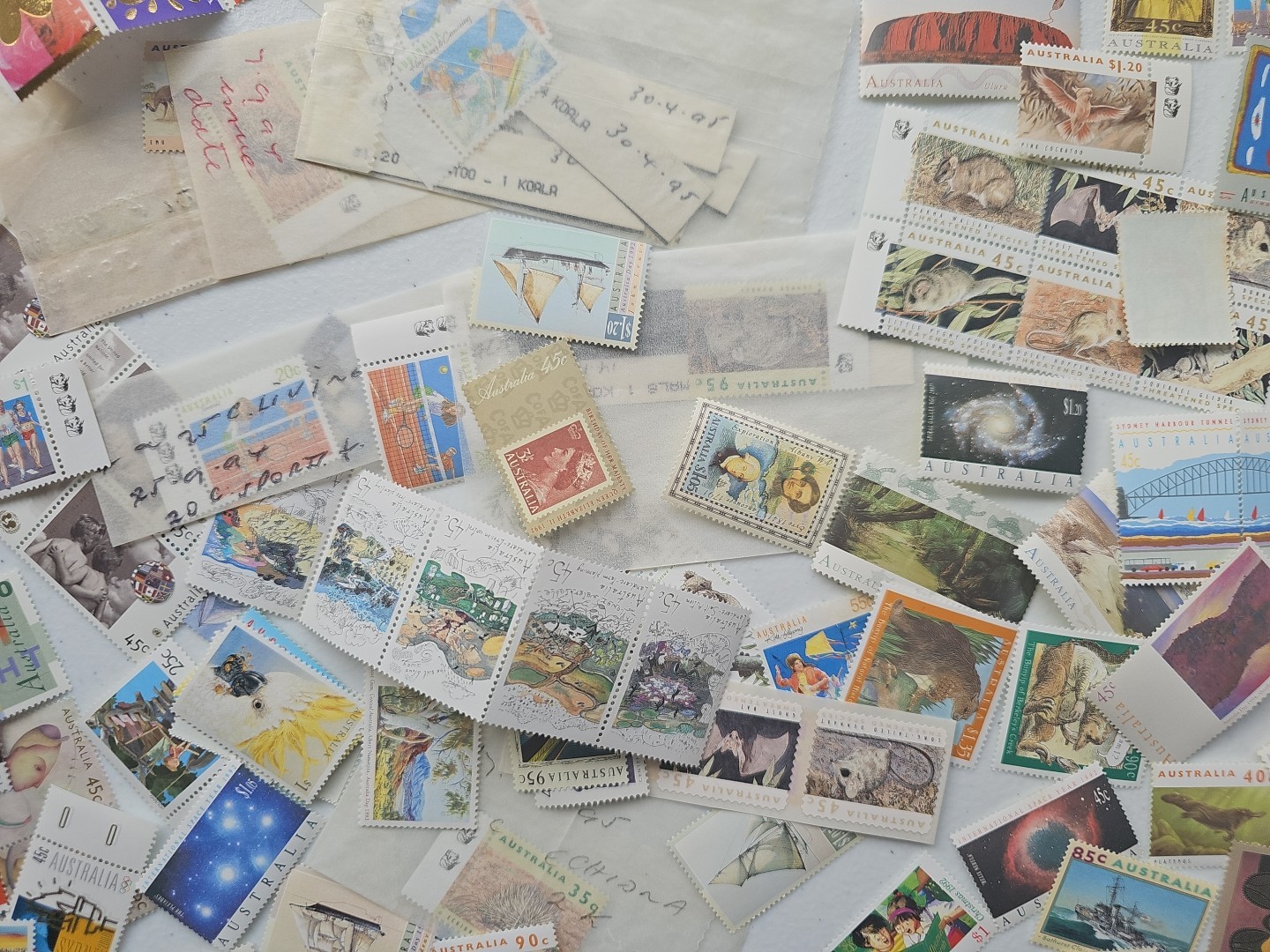 Collection Of Australia Mint Stamps MNH Values For 30c To $2