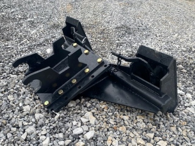 John Deere 35G Mini Excavator to Skid Steer Quick Attach Adapter Conversion