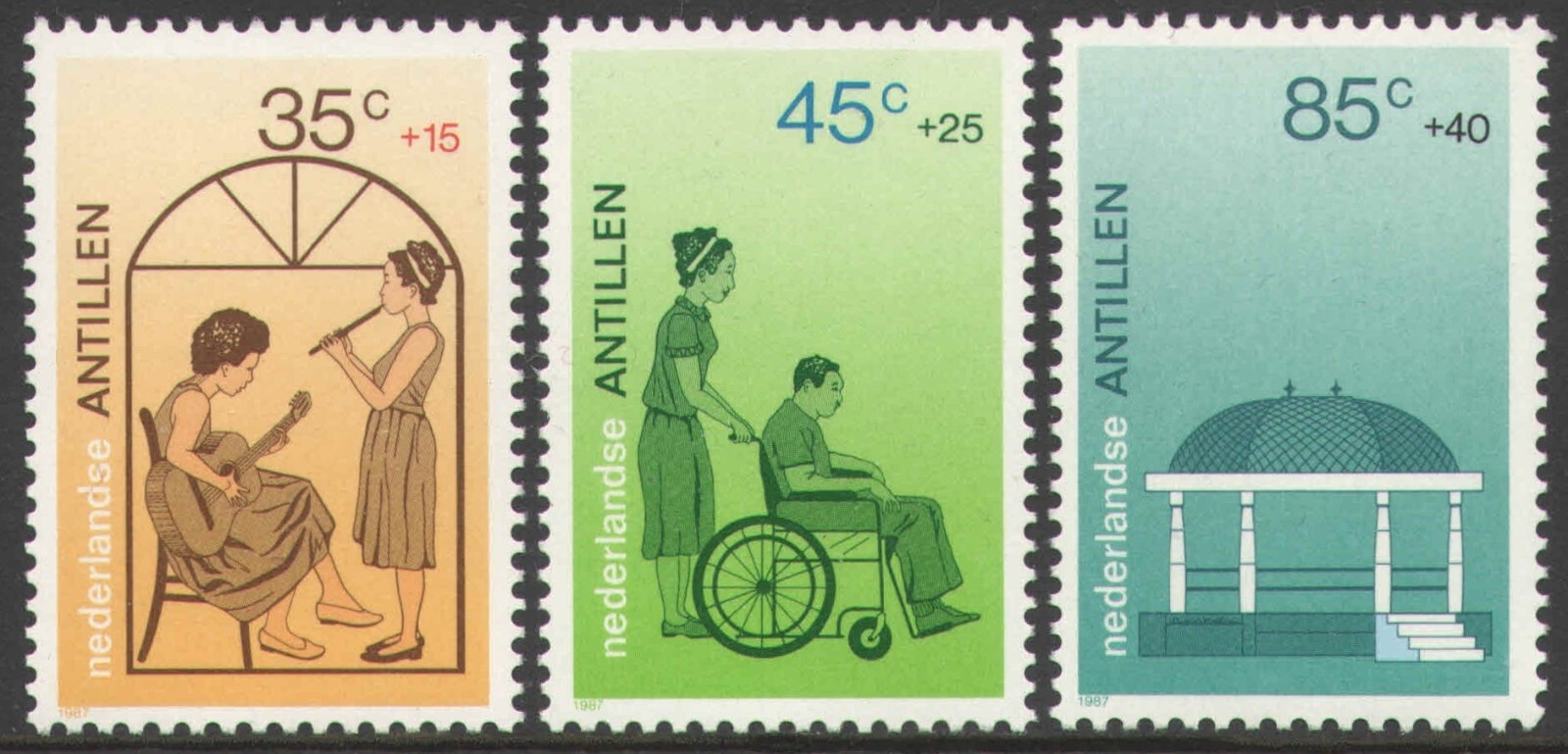 Netherlands Antilles 1987, Culture, MNH VF