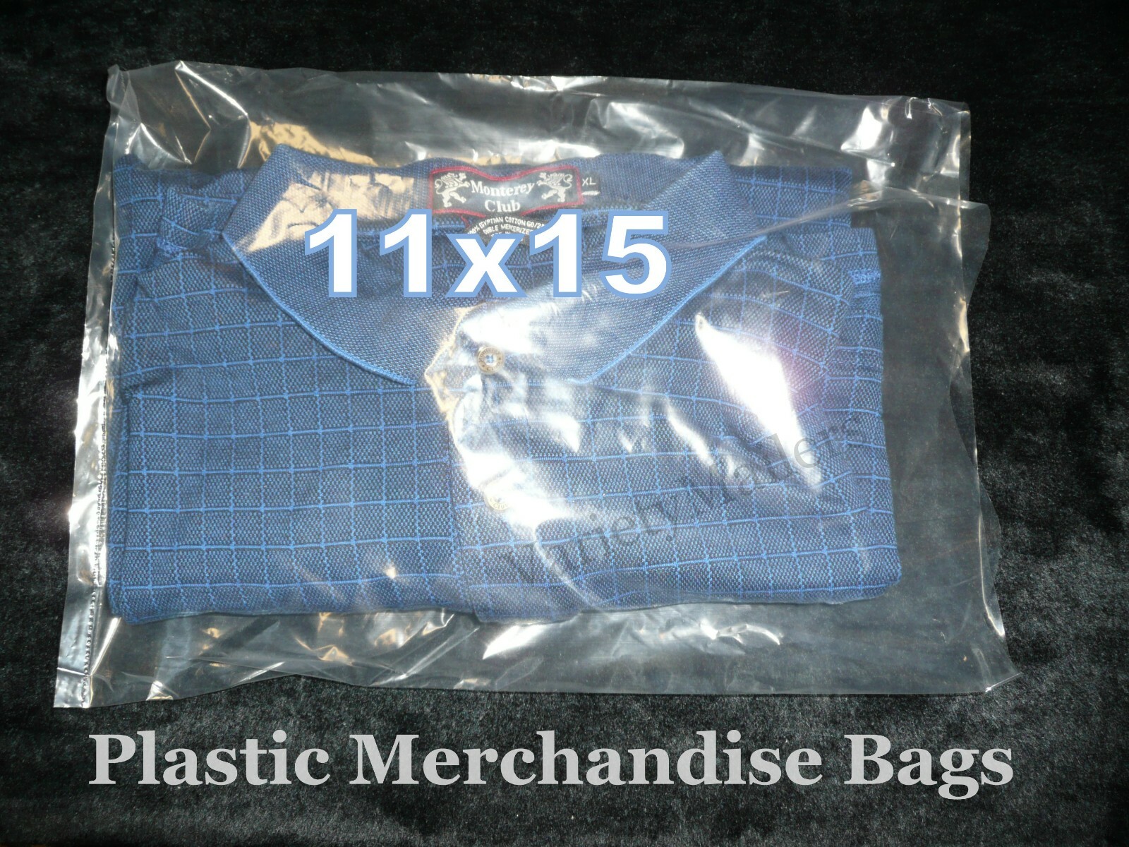 200 Merchandise Bag Combo 9x12 & 11x15 Clear 1 Mil Plastic Apparel Bags