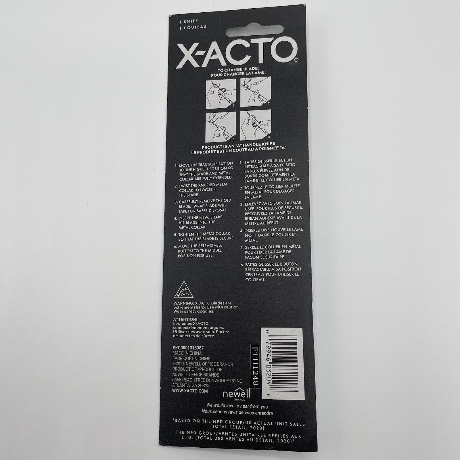 X-ACTO Retract-A-Blade Cutting Knife X3204 Utility Cutter, Craft Knife, BOX OF 6