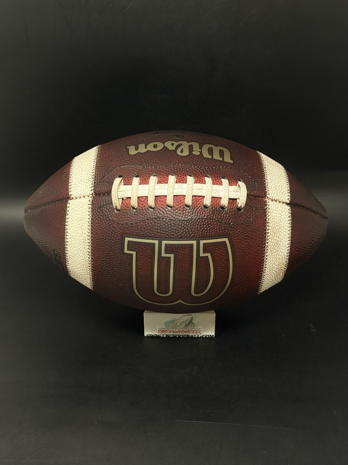 Wilson GST Full-Size Red Football Game Prepped Mudded Conditioned Tacked NEW