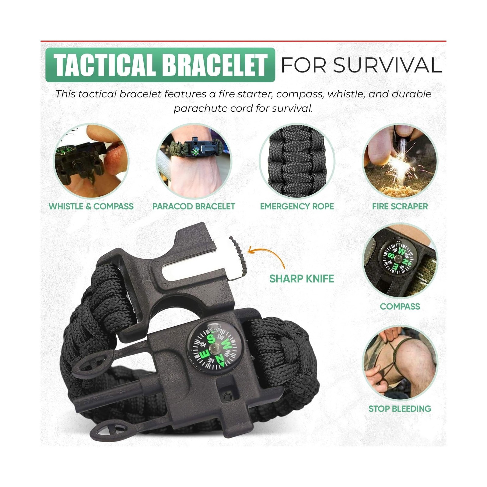 Survival Kit - All-in-One Survival Gear and Supplies for Camping, Hiking, Hun...