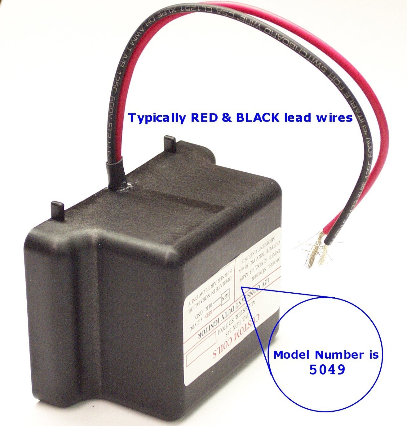 Beckett Burner Igniter 12V DC Model 5049 Igniter 7435