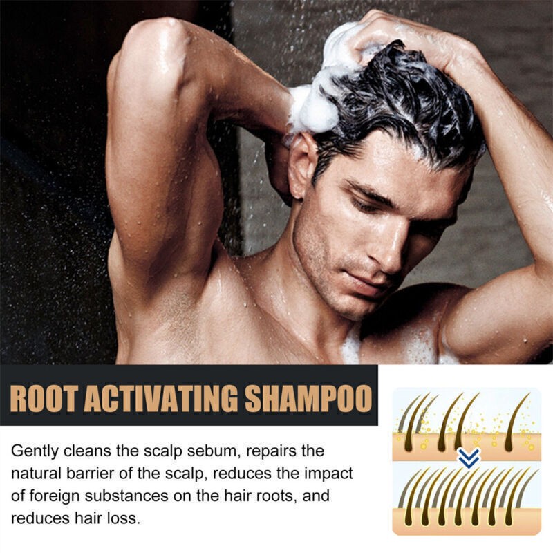 2pc Shampoo,Spartan Root Activator Shampoo,Natural Hair Regrōwth Shampoo