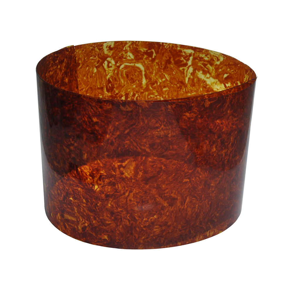 Gauge 0.46mm Celluloid Sheet Drum Wrap Musical Instrument Deco Brown Tortoise