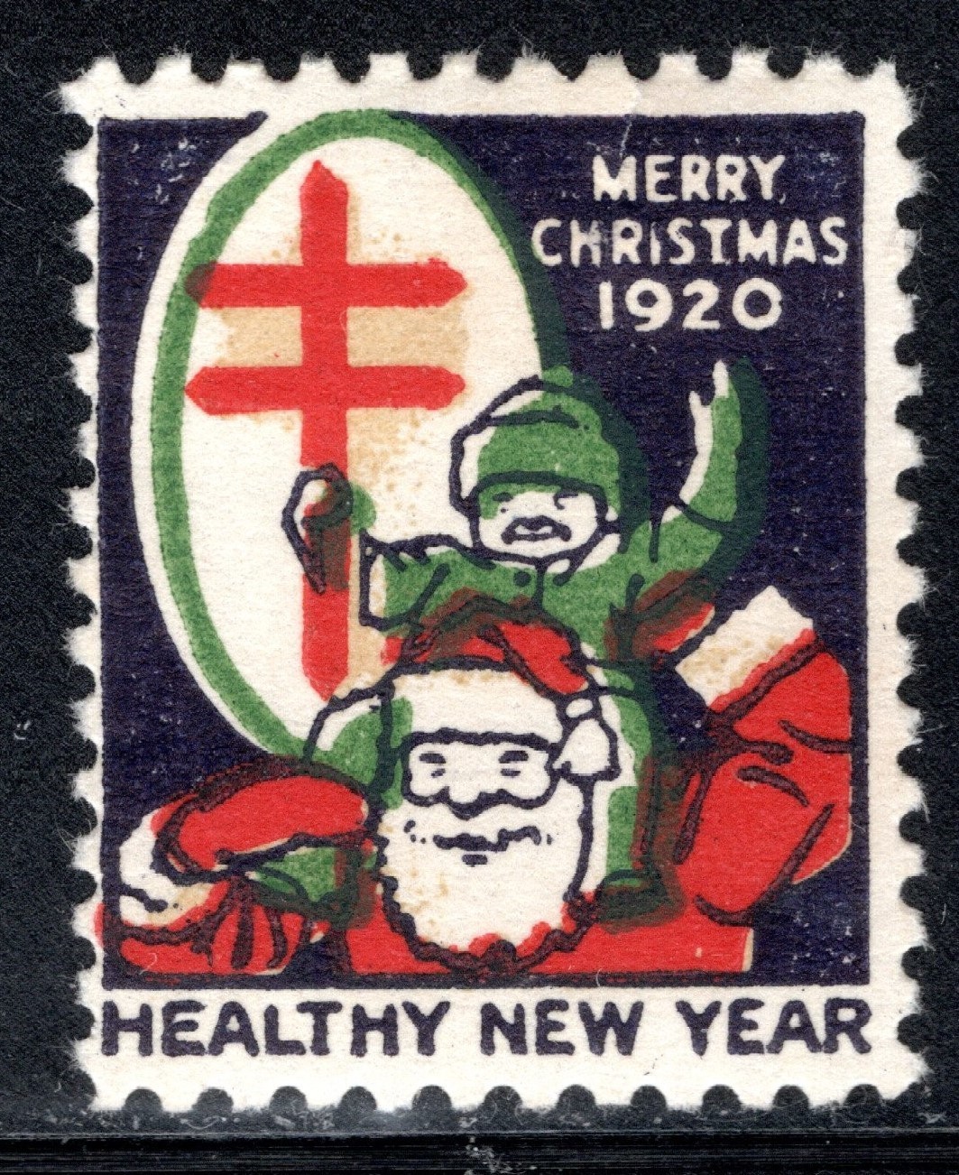 US Stamp Scott #WX26, Christmas Seals 1920, Single, MLH (A)