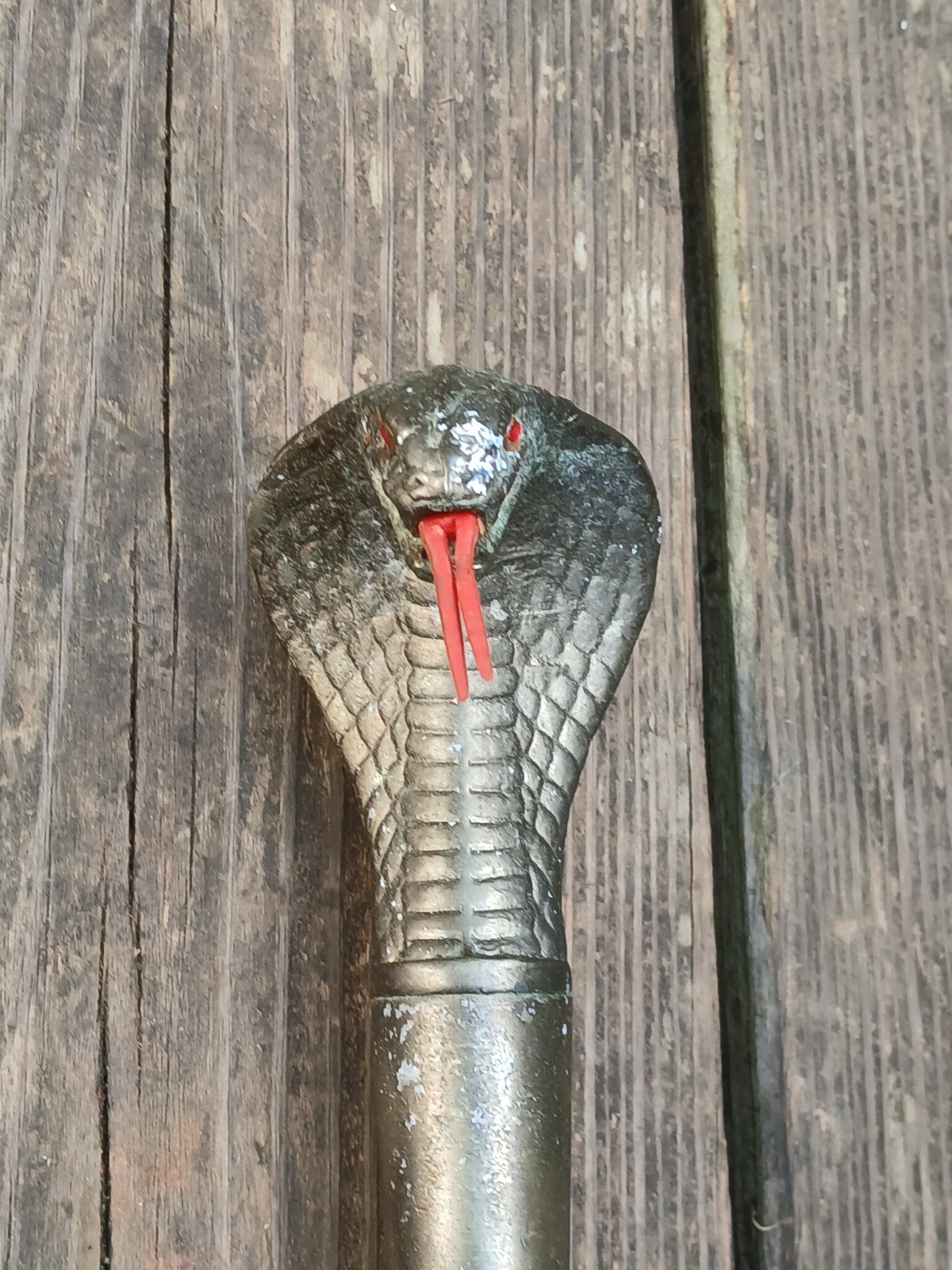 Large Vintage Cobra Snake Knife Occult Ritual Cult Blade 17" OOAK Unusual Unique