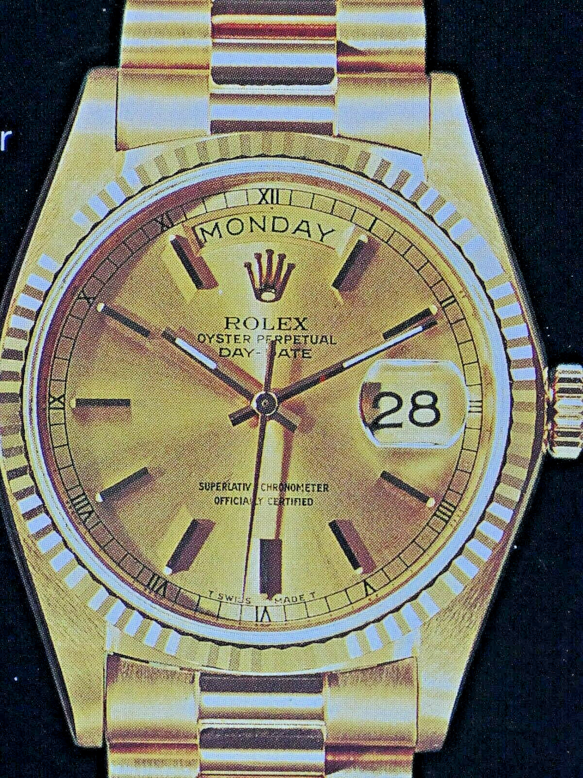 Rolex Sidney Mobell San Francisco Ca VTG 1989 Arnold Palmer Original Print Ad