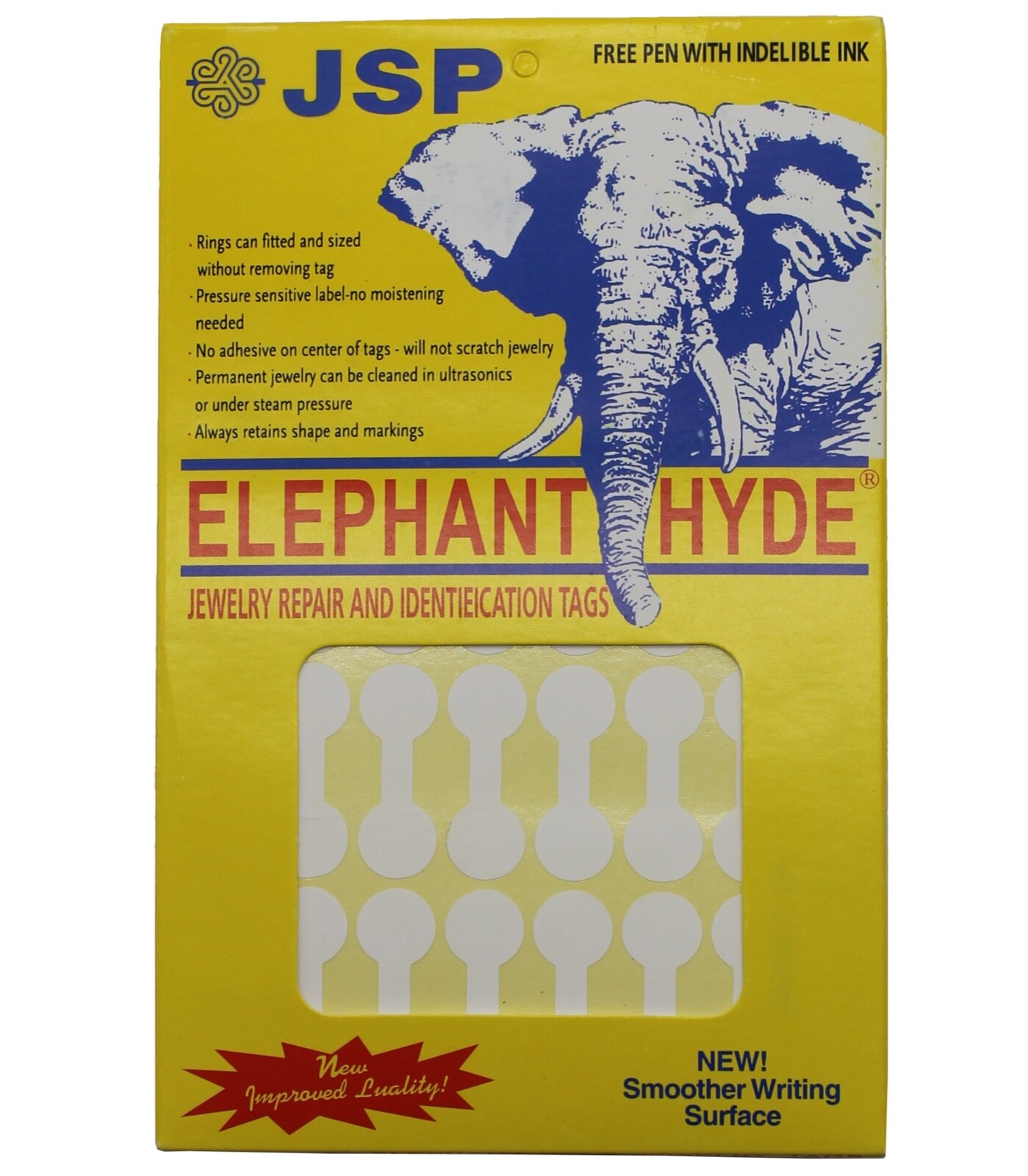 1000 PCS White Price Tags Stickers, Jewelry Round Barbell Labels Dumbbell Tags