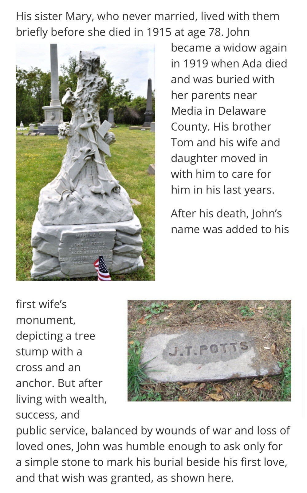 Civil War Soldier’s CVD Image - Lt. John Potts Wounded Antietam & Fredericksburg