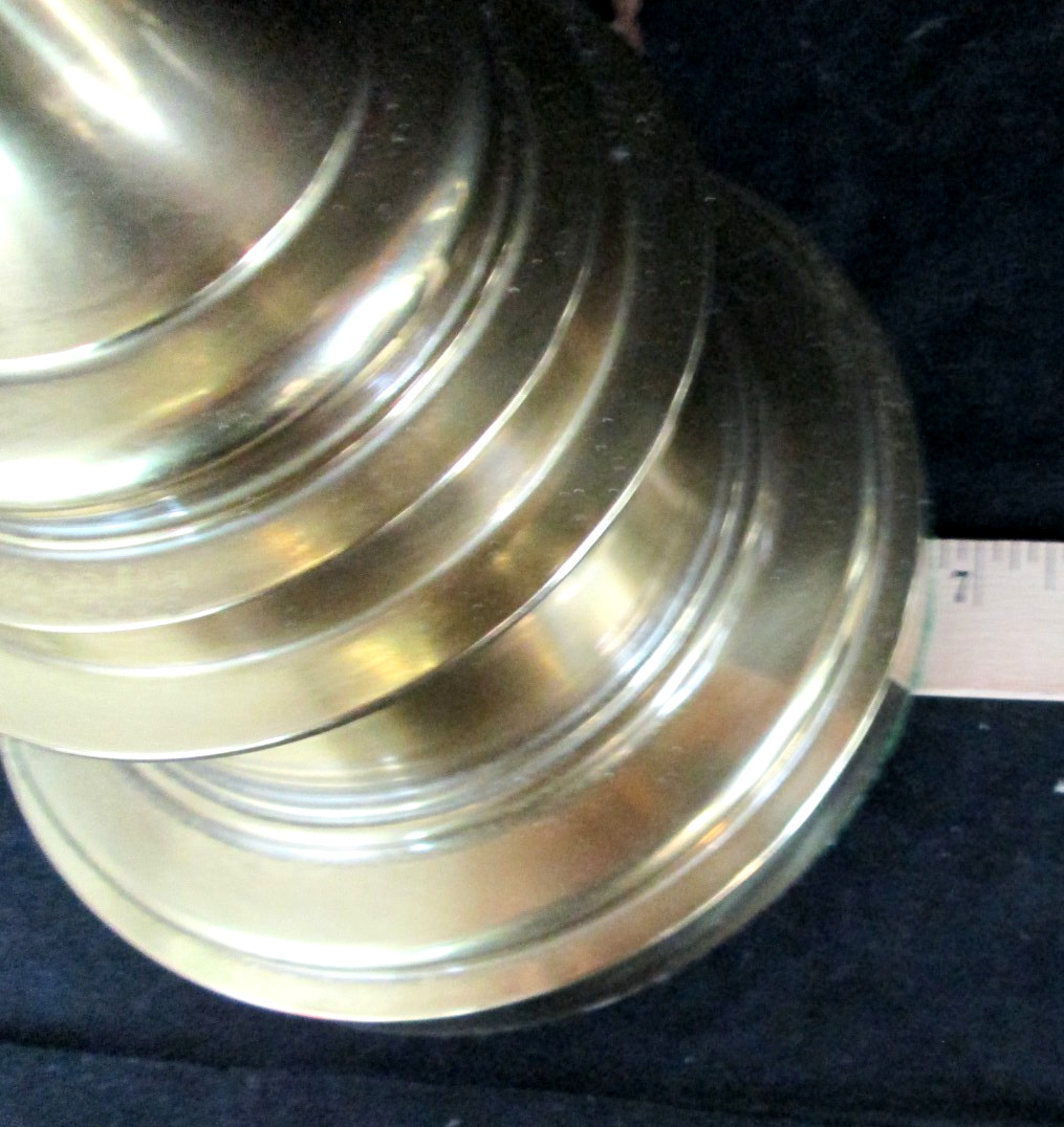 Vintage 29 1/2" Stiffel Heavy Brass Hollywood Regency URN 3-Way Table Lamp