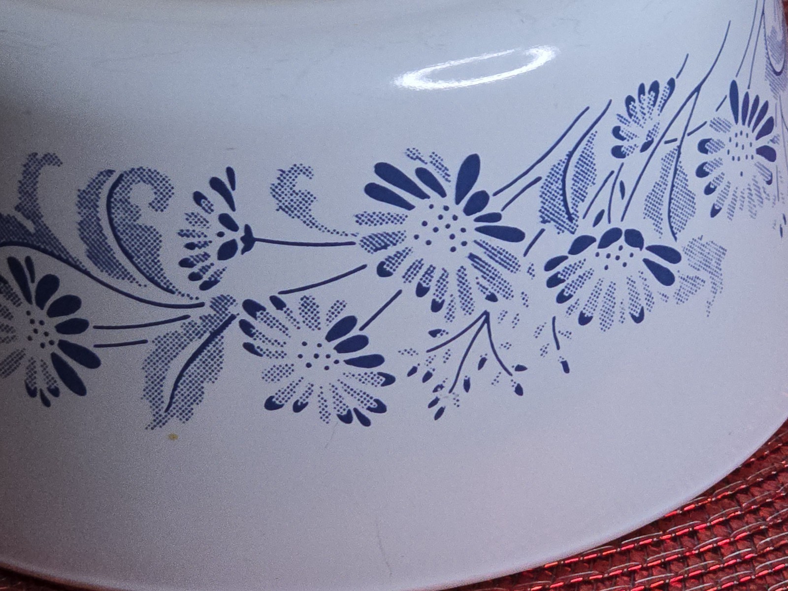 VINTAGE PYREX COLONIAL MIST ROUND 1.5 L CASSEROLE DISH 474-B NO LID