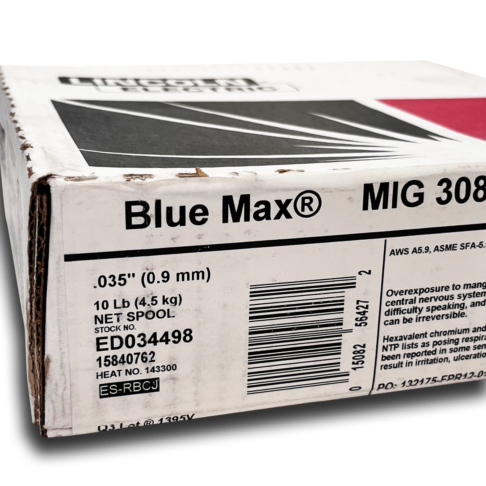 Lincoln Electric Blue Max 308L N .035 Stainless Steel MIG Welding Wire 10 lb