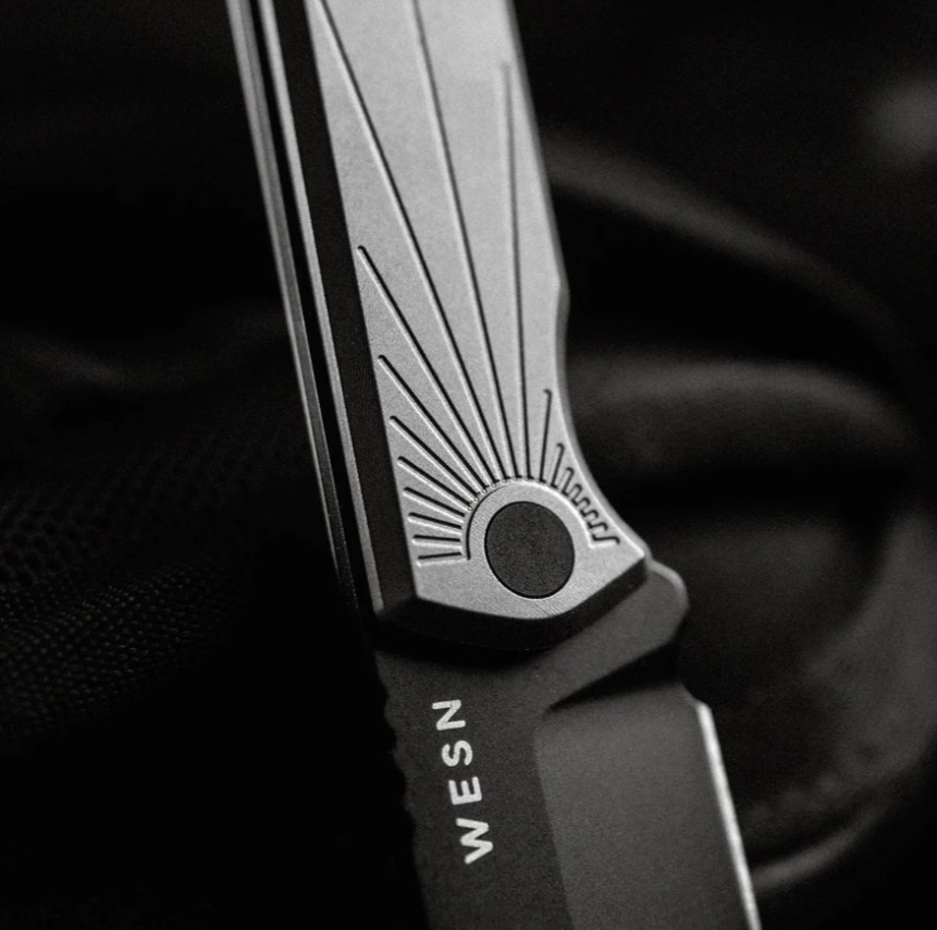 WESN x Raven The Pirate - Raven's Bornas - Titanium Handle Fixed Blade Knife
