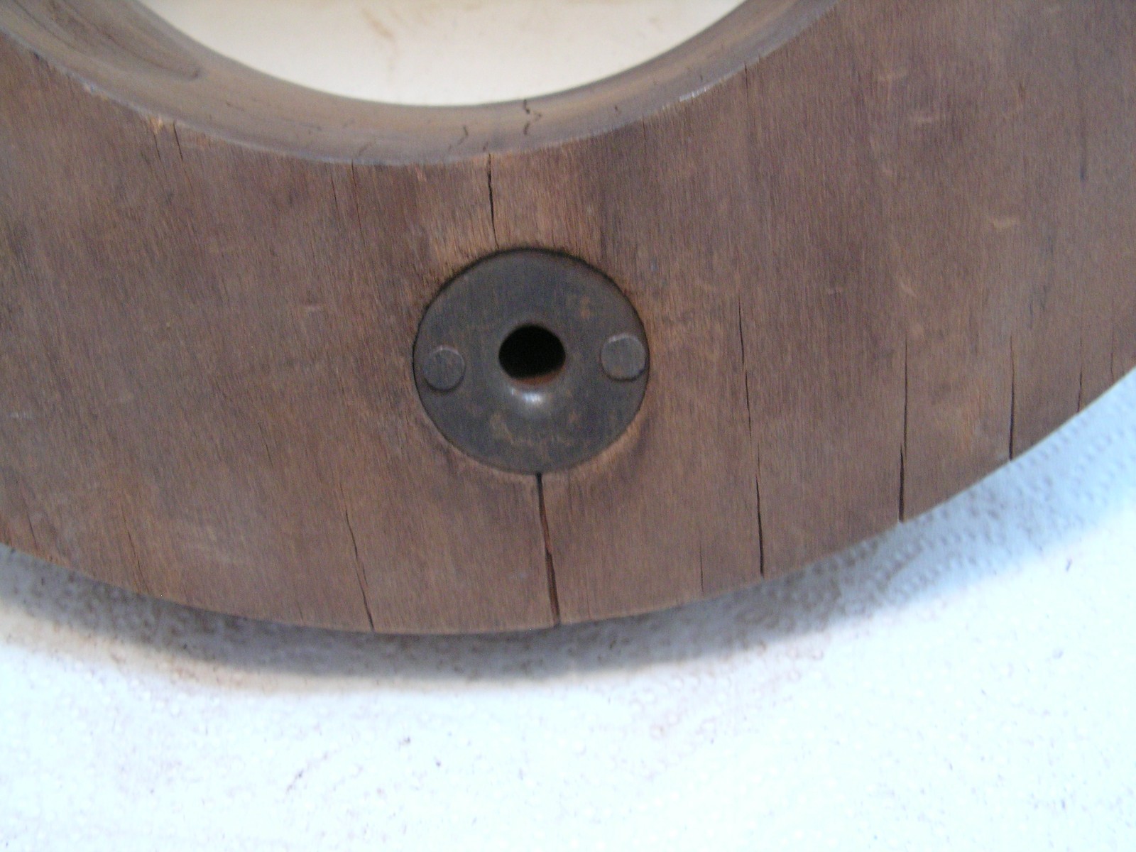 Antique Wooden Block Hat Brim Mold Millinery Form 32 6 3/4 2 5/8? 11" 12 5/8"