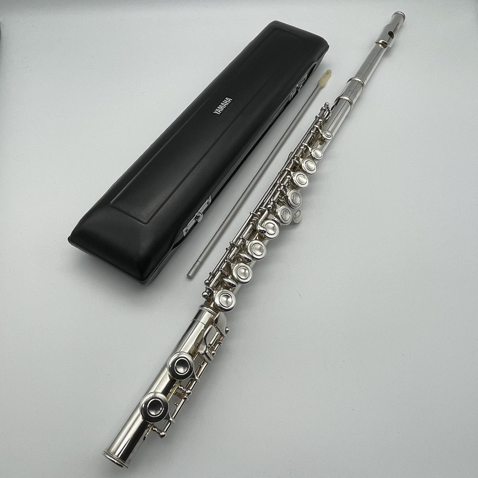 YAMAHA YFL-31 Sterling Silver Flute with Hard Case + Bag Head Tube Flute Japan