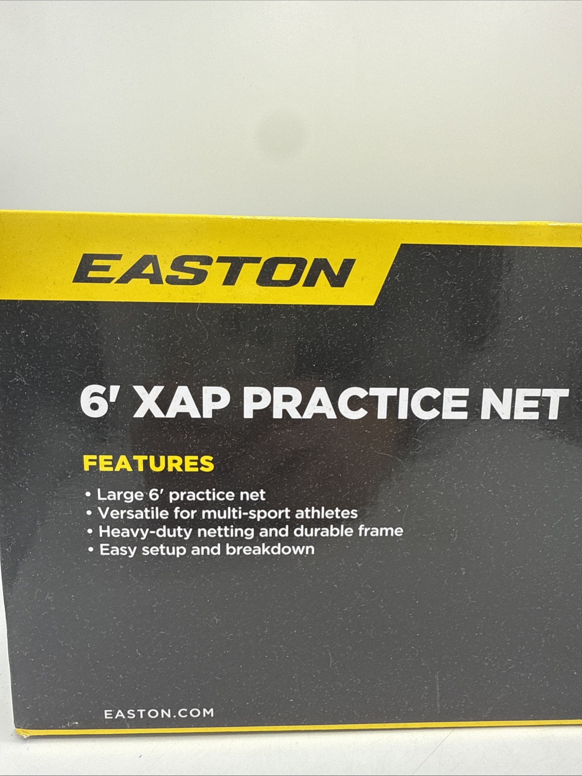 Easton Baseball Softball Practice Hitting Batting Training Net 6 Foot Tanner Tee