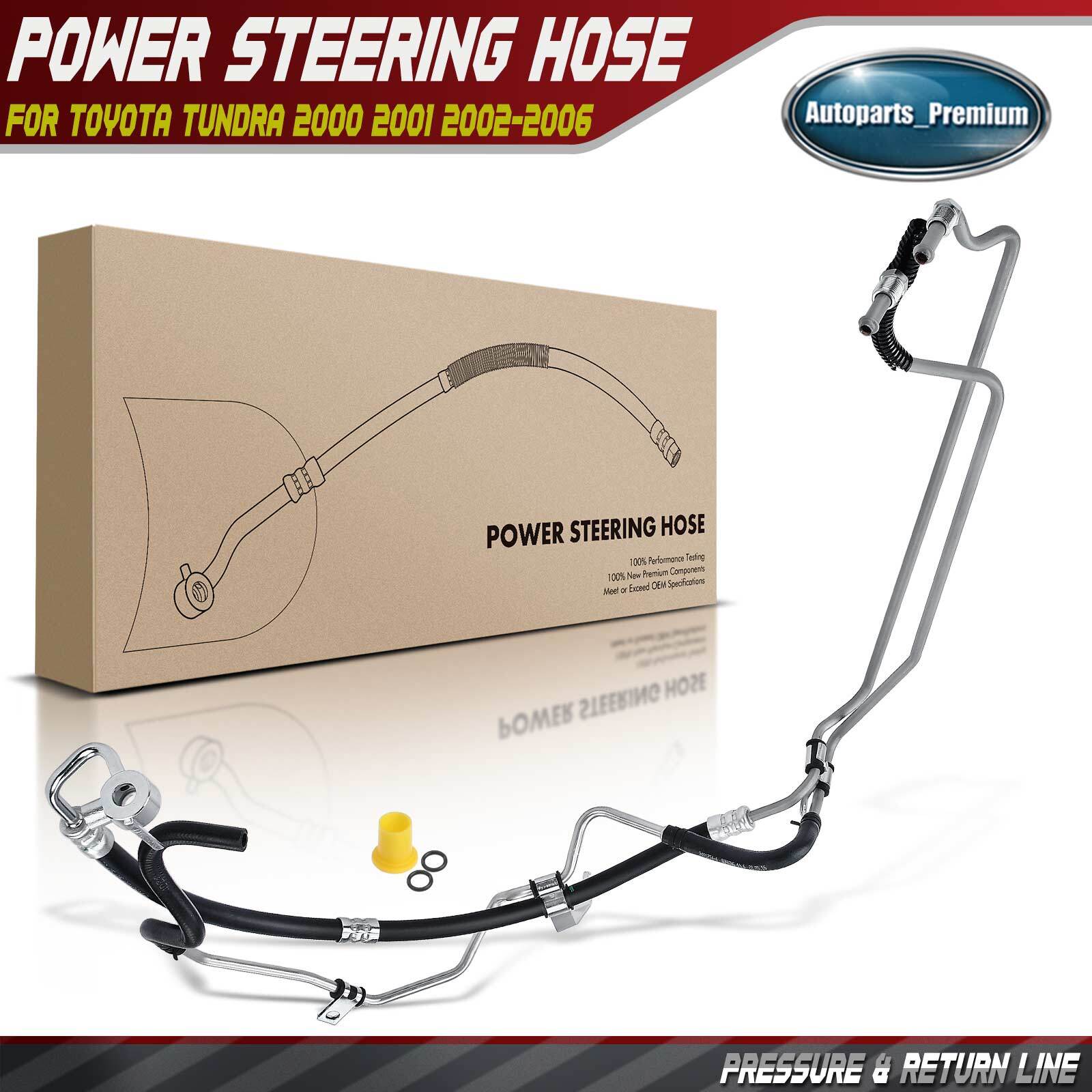 Power Steering Pressure & Return Hose Assembly for Toyota Tundra 2000-2006 4.7L