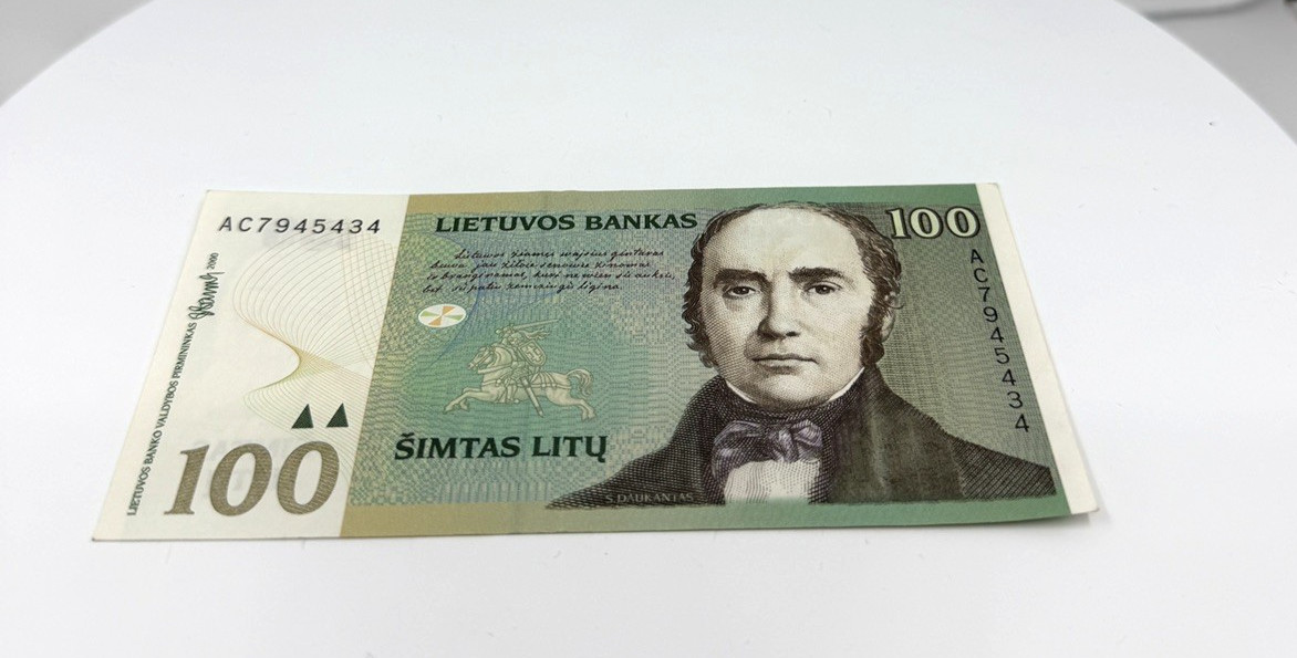 2000 Lithuania 100 Litu p62 XF