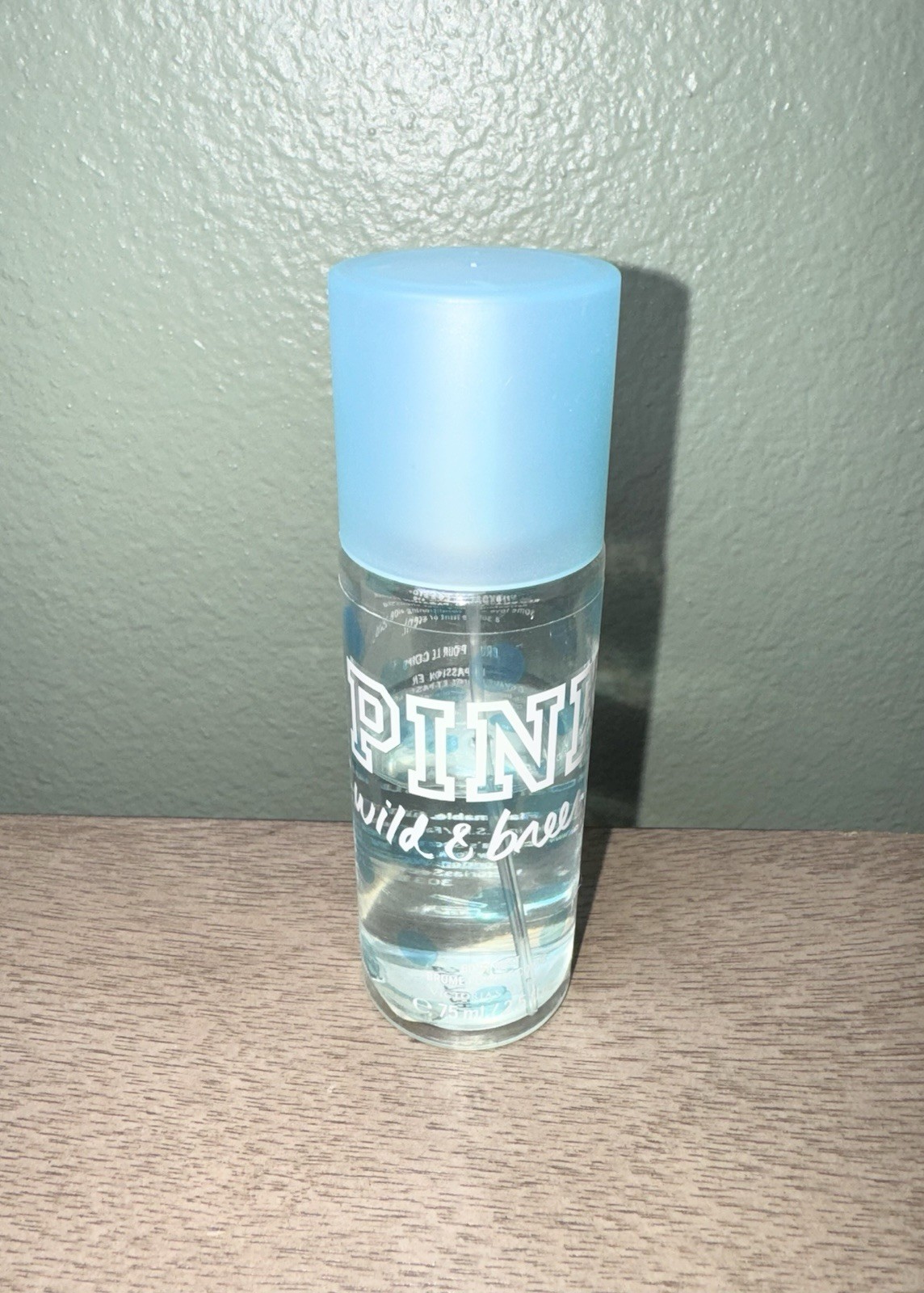 PINK Victoria's Secret Wild and Breezy 2.5 oz Fragrance Body Mist Mini