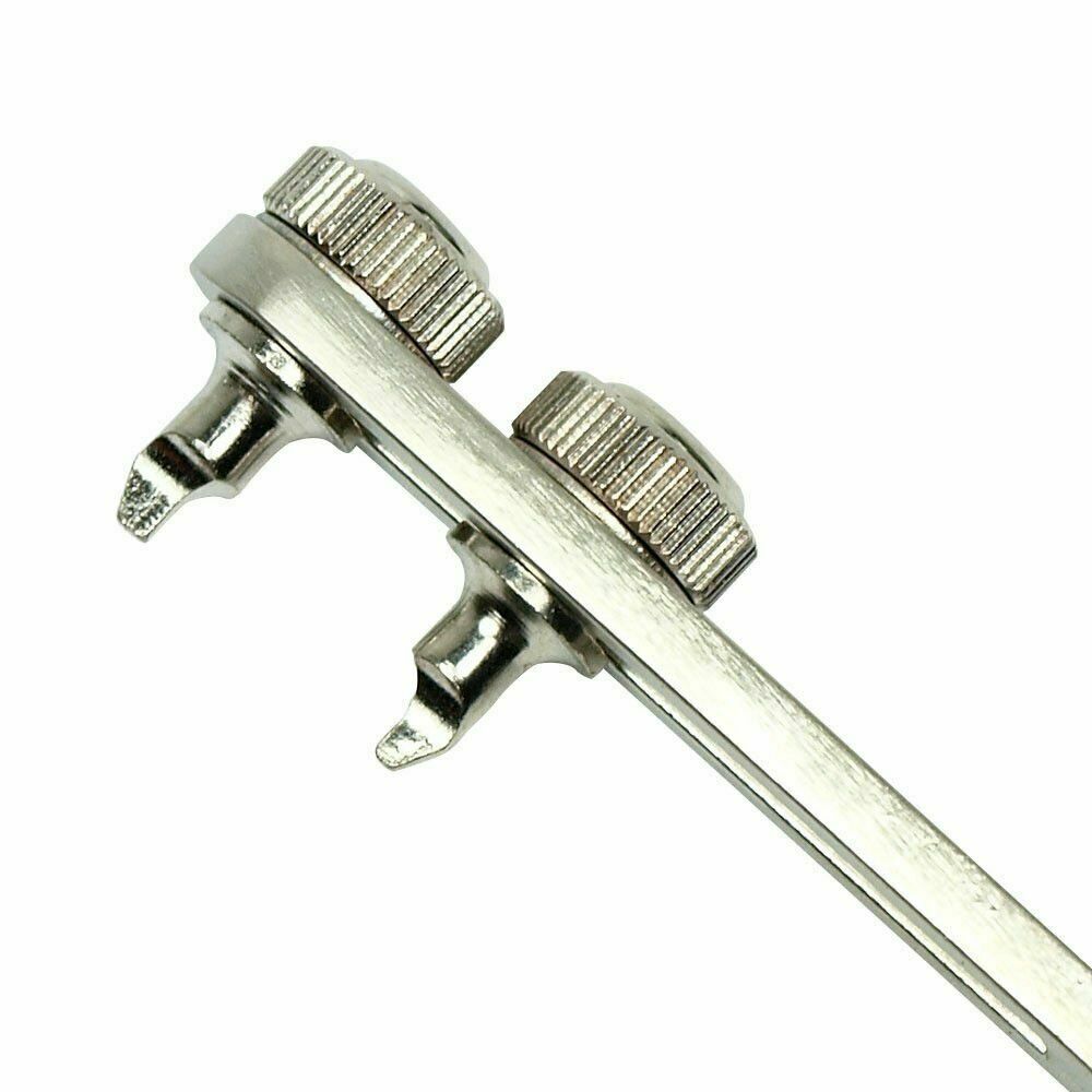 Waterproof Adjustable Watch Back Case Opener Remover 7" Steel Wrench Tool #2015