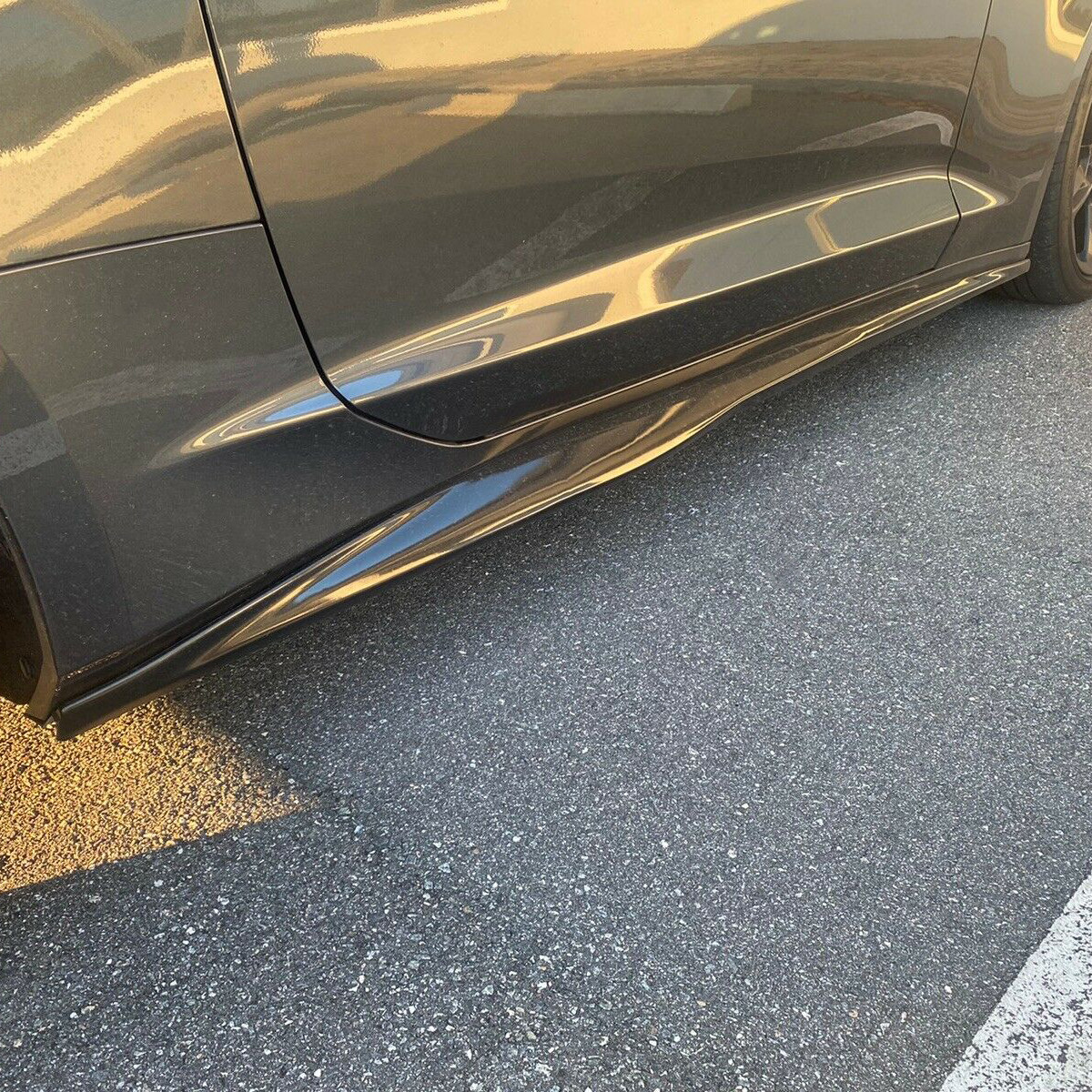 For 2016-22 Chevy Camaro RS SS 6th Side Skirts Extension Rocker Panels ZL1 Style