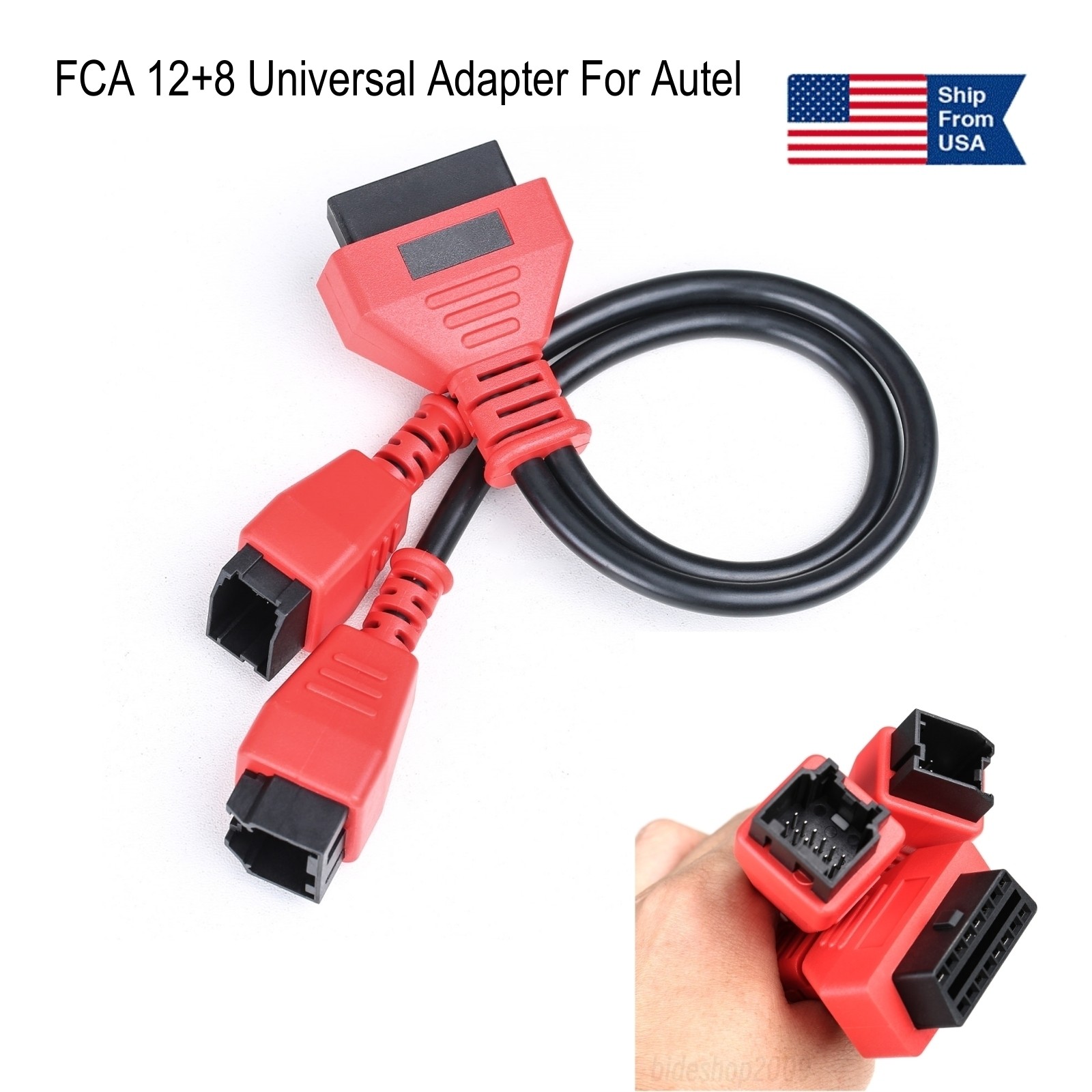 FCA 12+8 Connector Adapter for Chrysler /for Dodge /for Jeep 2018+ Bypass Cable