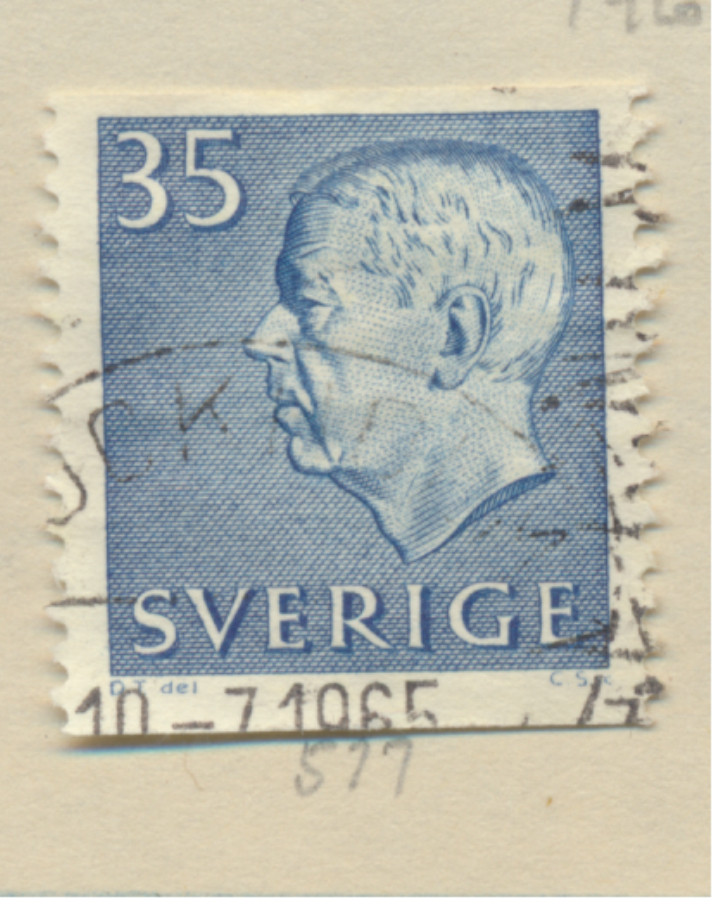 Sweden Stamp Scott #577, Used