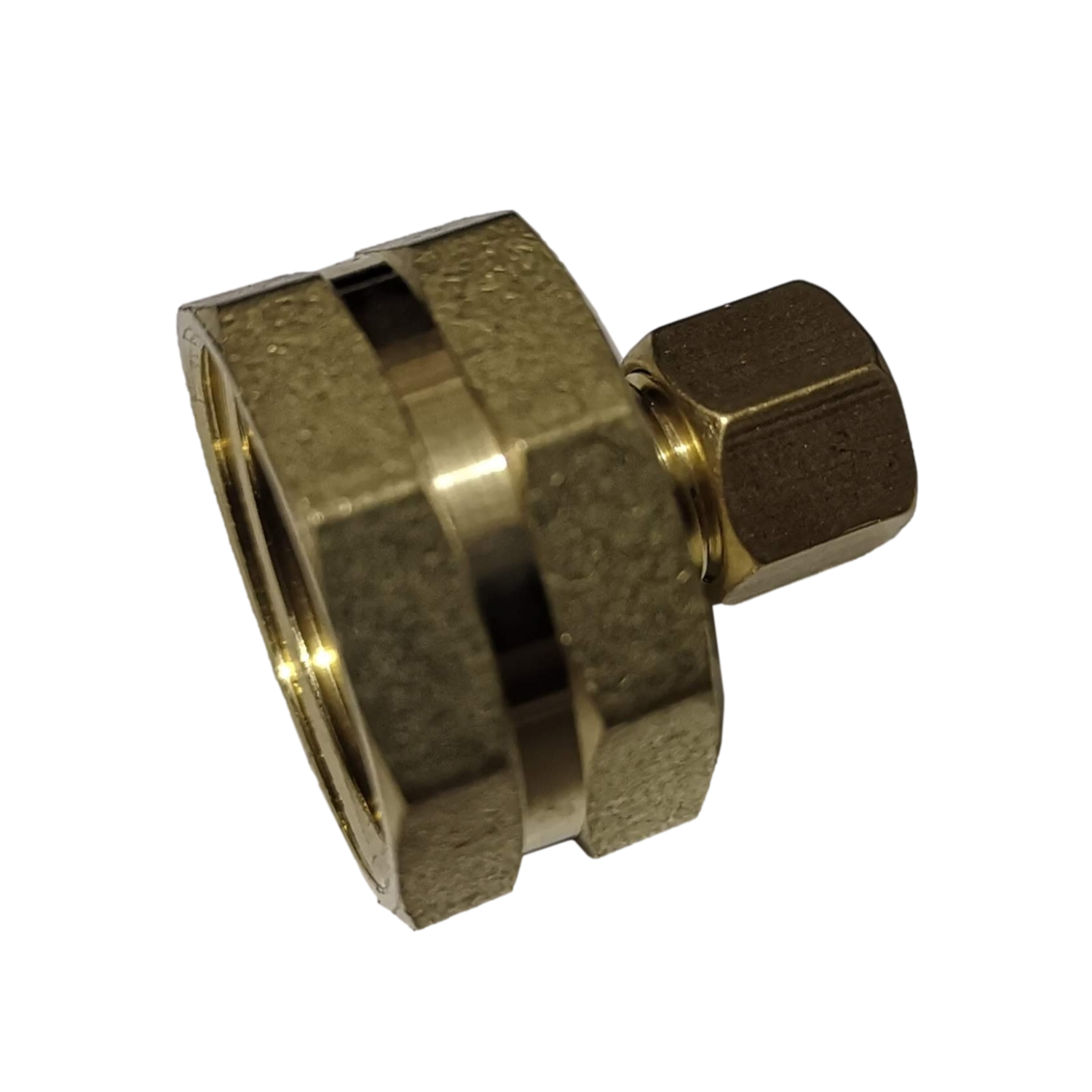 1) 1/4" OD Compression x 3/4" FHT Garden Hose Threaded Female Adapter, Lead Free