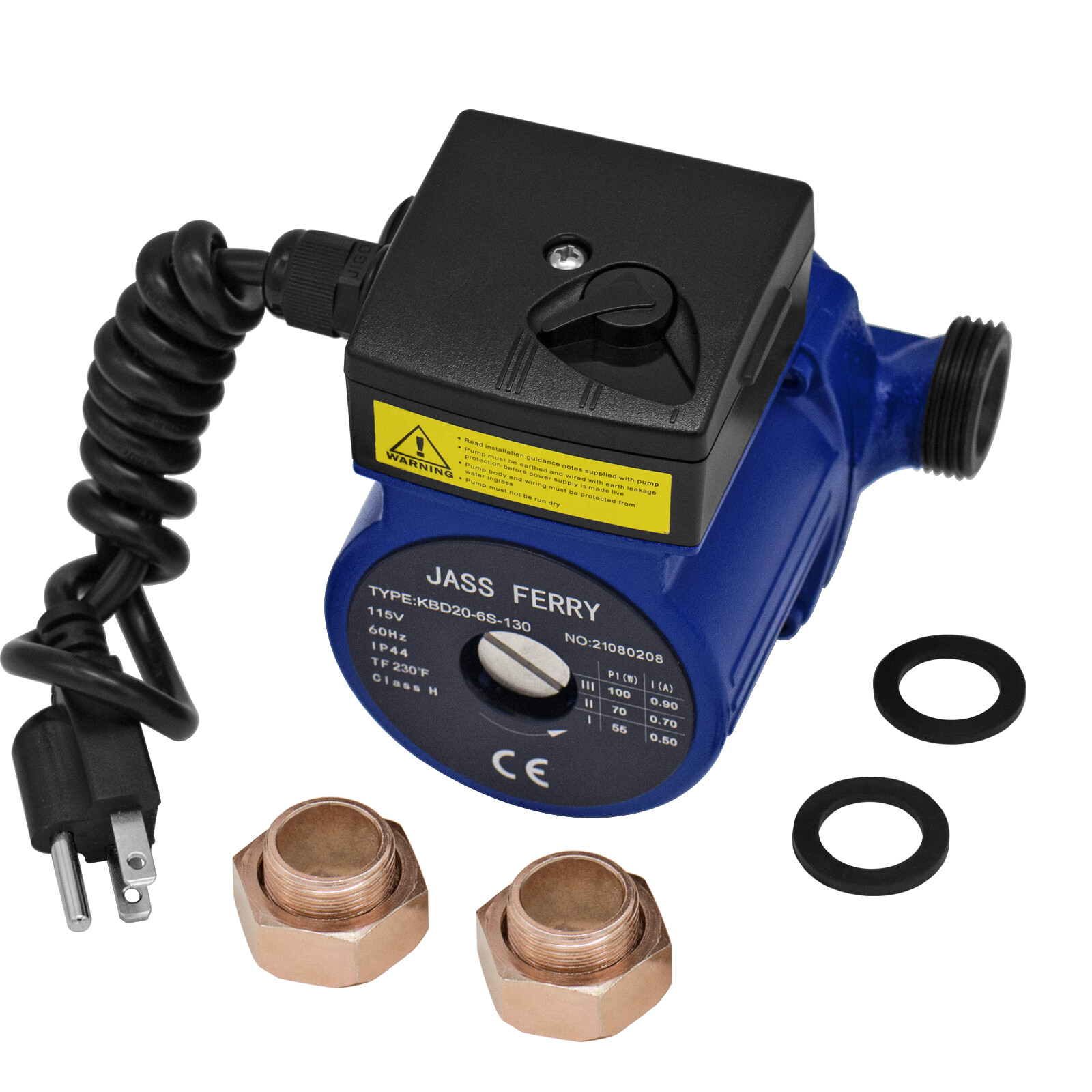 JASSFERRY Circulator Pump Hot Water Recirculation NPT 3/4 inch Replacement