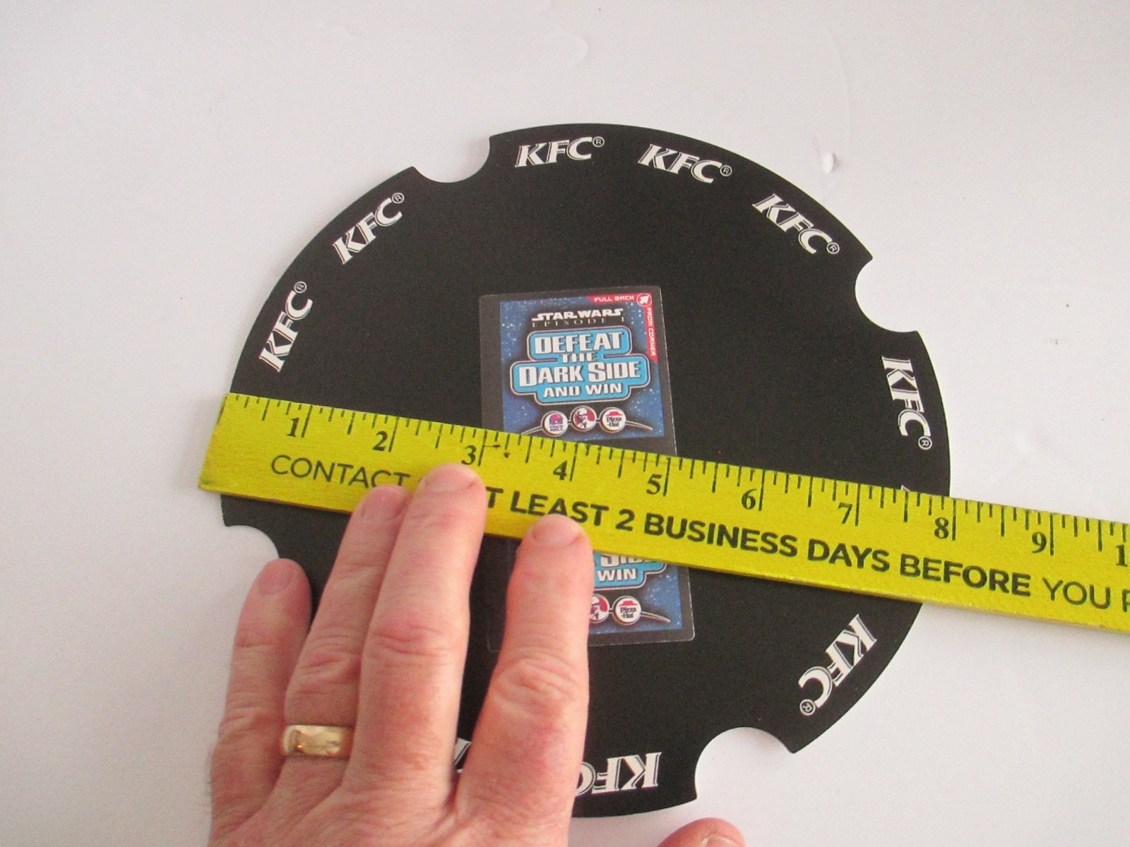 Star Wars Episode 1 KFC Jar Jar Binks Bucket with POG Topper 1999 Vintage BSMT