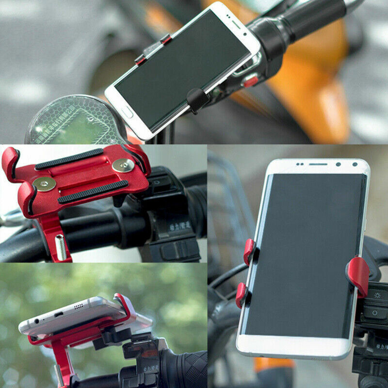 360° Aluminum Motorcycle Bike Bicycle GPS Cell Phone Holder Handlebar Mount LOT