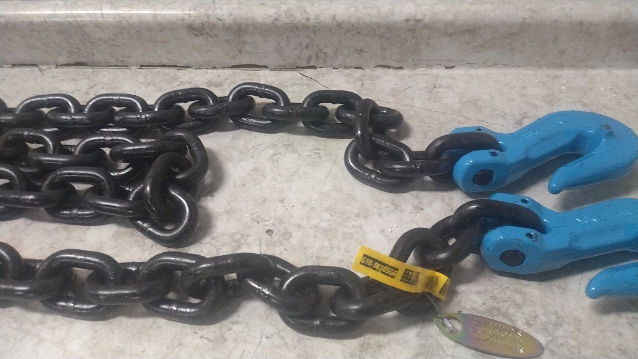 B/A Products Co. G10-5810SGG 5/8 In Overall Hook Size 10 Ft L Recovery Chain