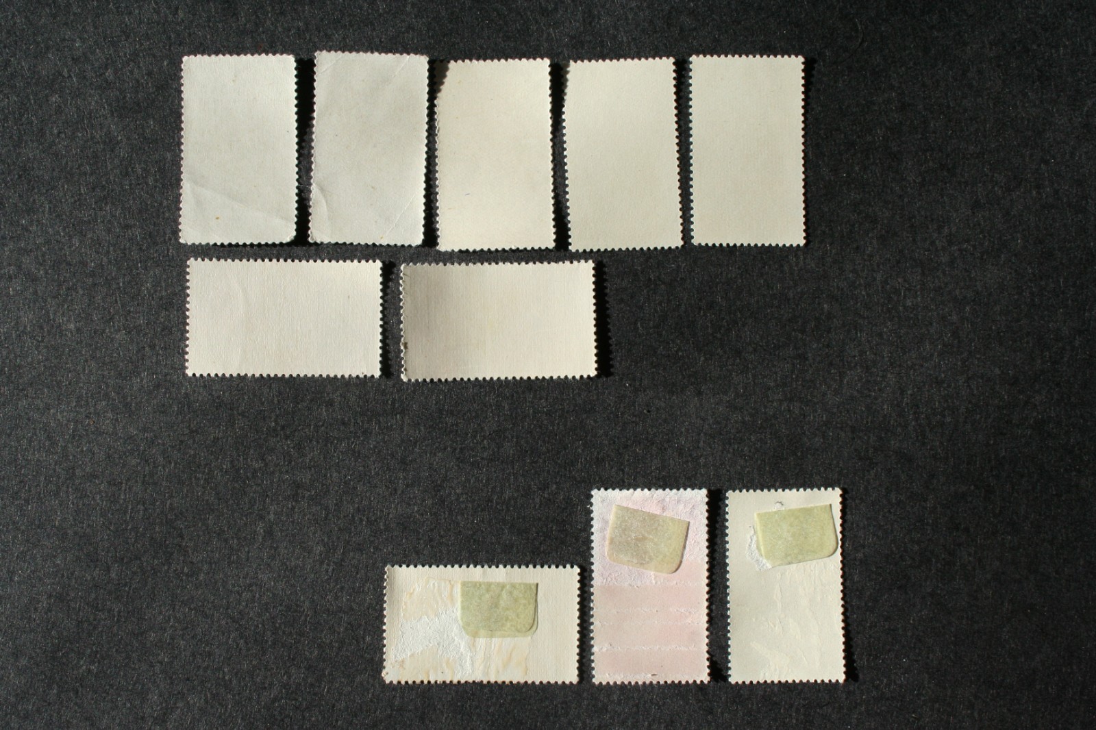 Seven (7) MNH stamps and three used stamps from Ifni, 1950s