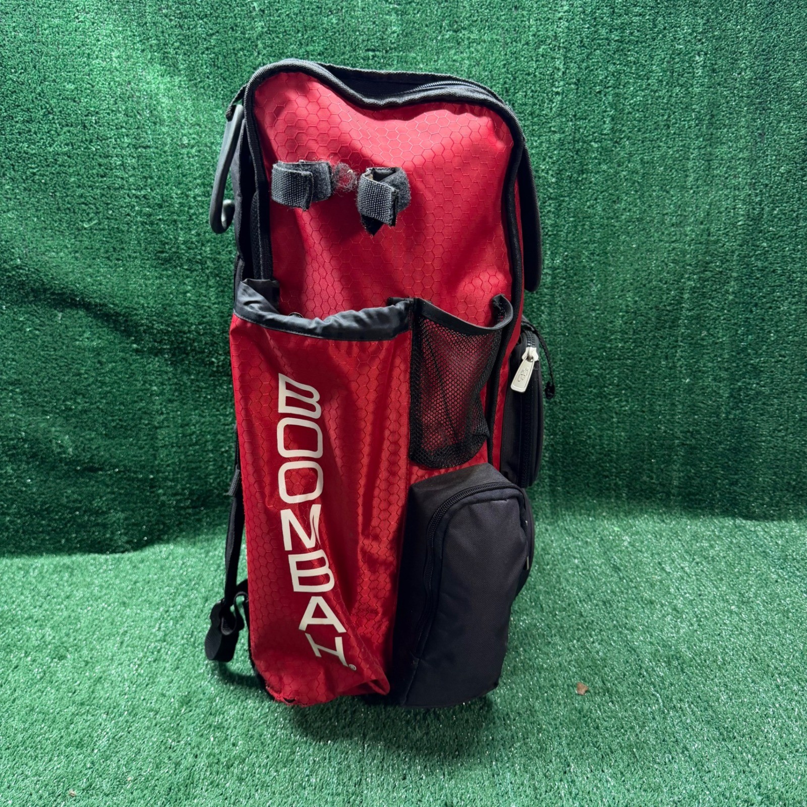 Boombah Superpack Red/Black Baseball Softball Bat Bag Backpack Equipment Storage