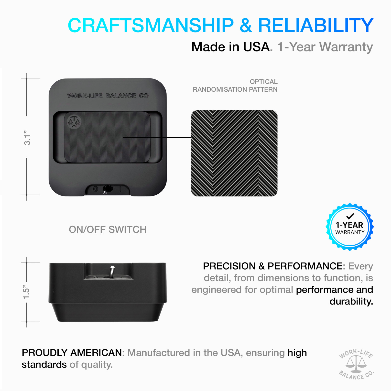 Mechanical Mouse Jiggler, Undetectable Device, Cordless Mouse Mover, Randomized