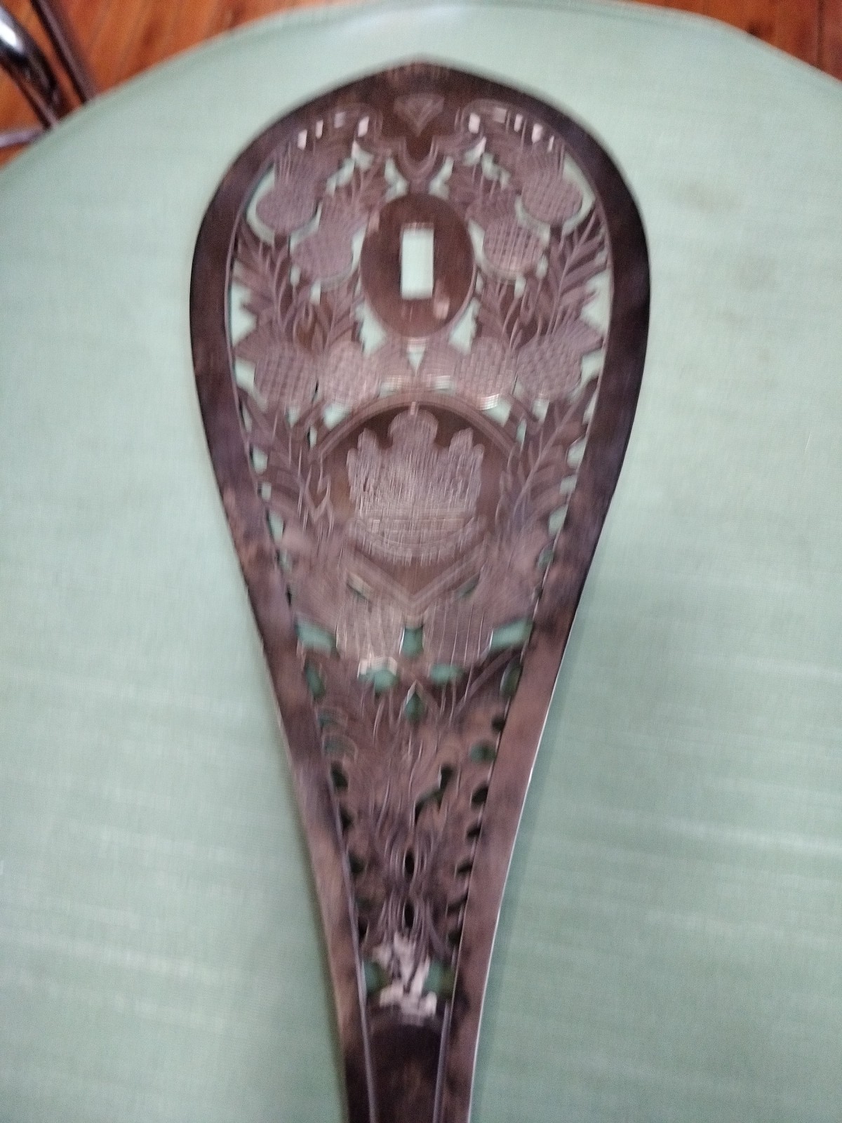 British English Scotland Scottish 1880 Thistle Basket Hilt Guard Part Repo