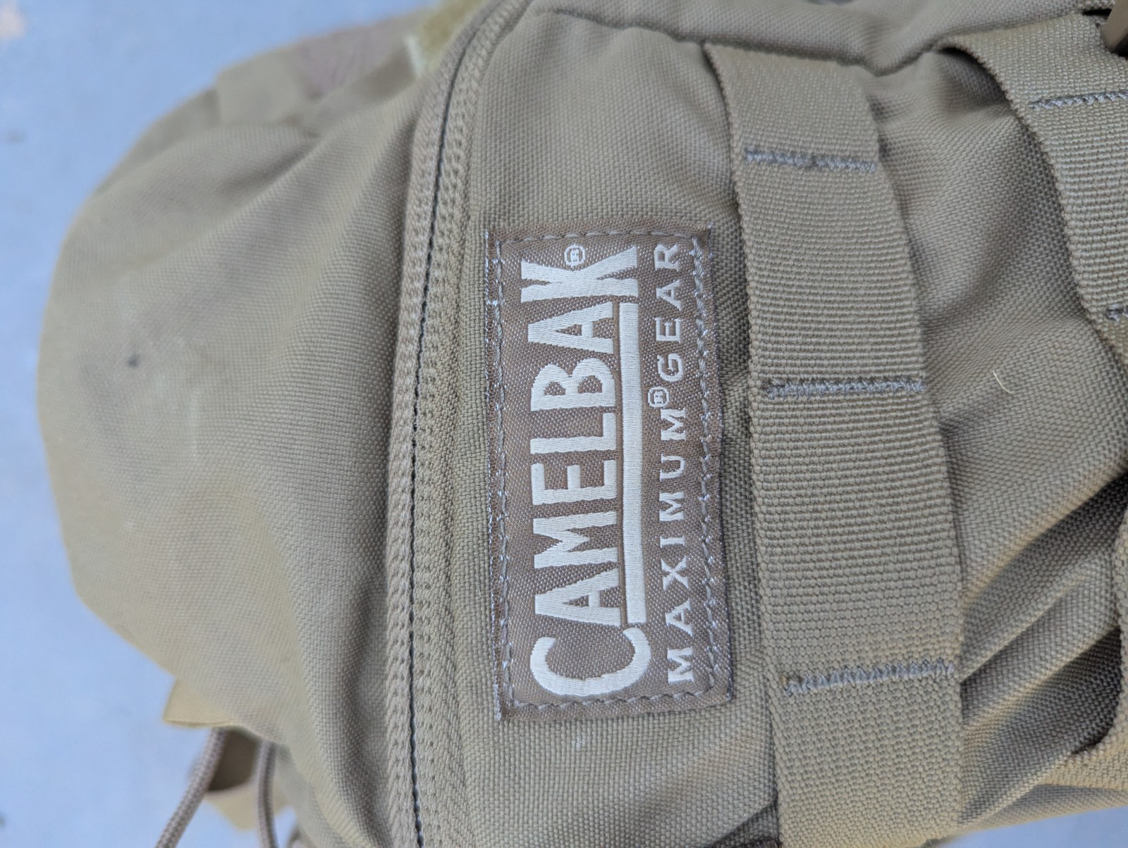 CamelBak / Mystery Ranch Maximum Gear Tri-Zip Tactical Backpack - Coyote