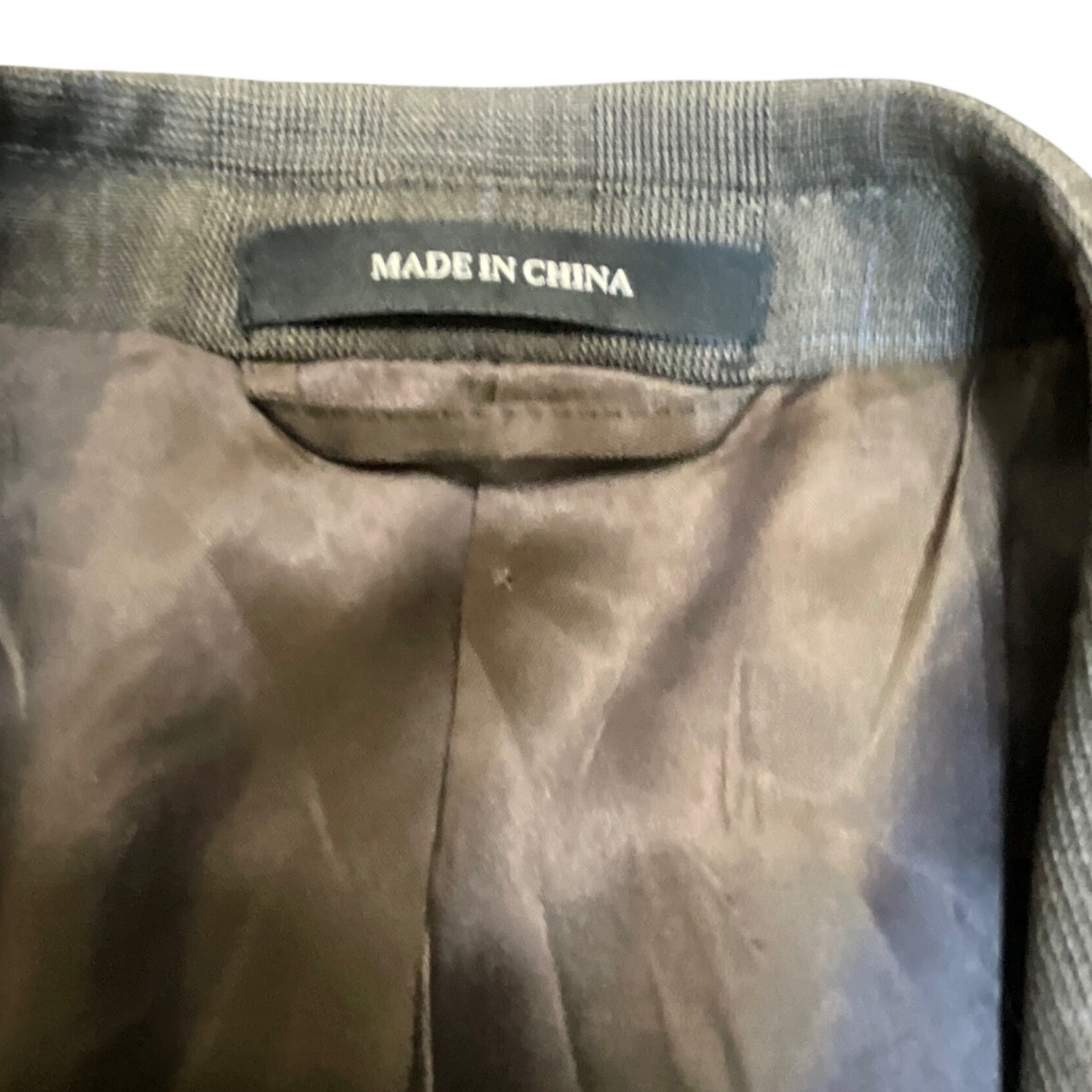 Lauren Ralph Lauren Mens 42R Slim Fit Grey Glen Check Wool Black Label 2 Pc Suit